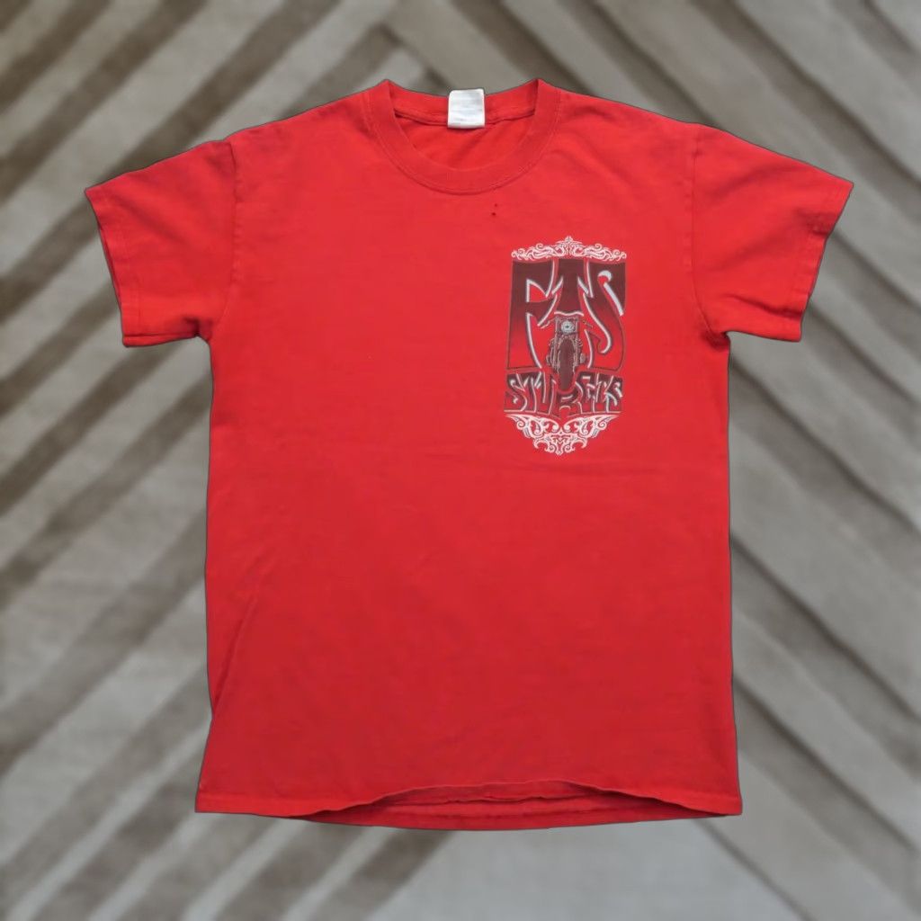 Vintage Sturgis T Shirt Adult Small Red Full Throttle Saloon Biker Motorcycle Y2K Shirt Mens Red Small Graphic Print 90s Size US S / EU 44-46 / 1 - 1 Thumbnail