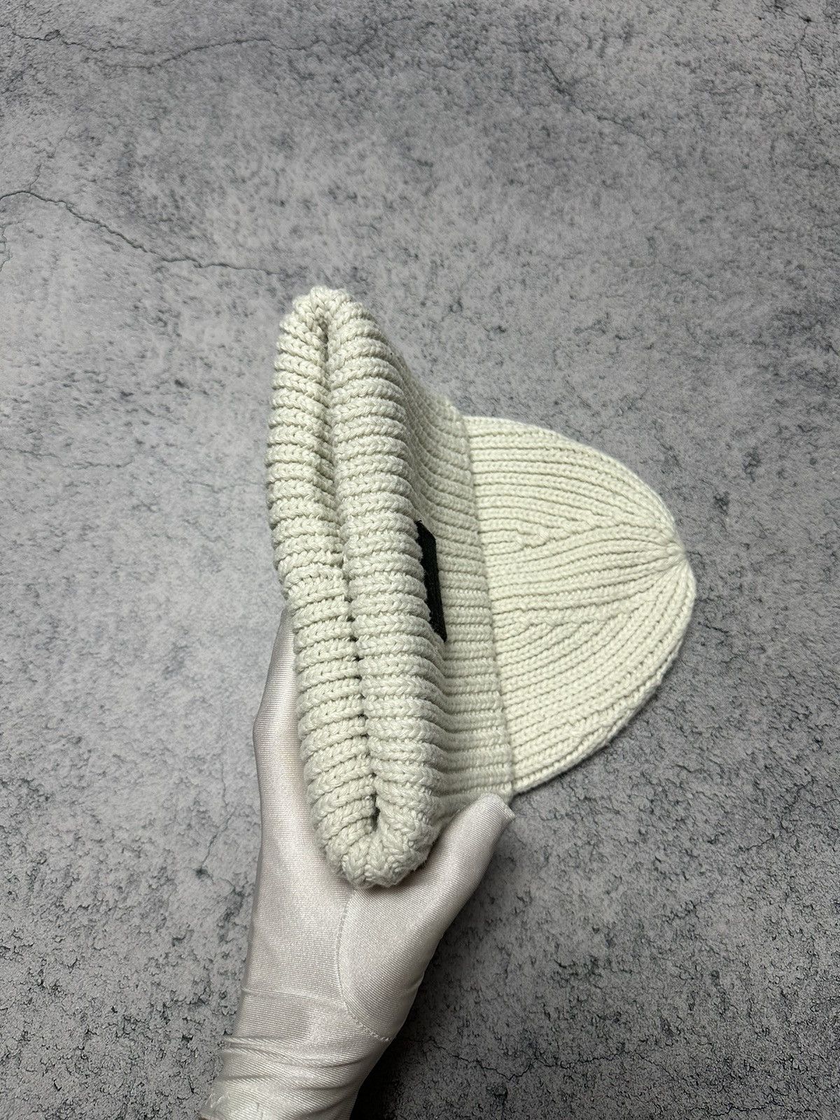 Acne Studios Acne Studios Pancy Wool Face Patch Beanie Hat Size ONE SIZE - 8 Thumbnail