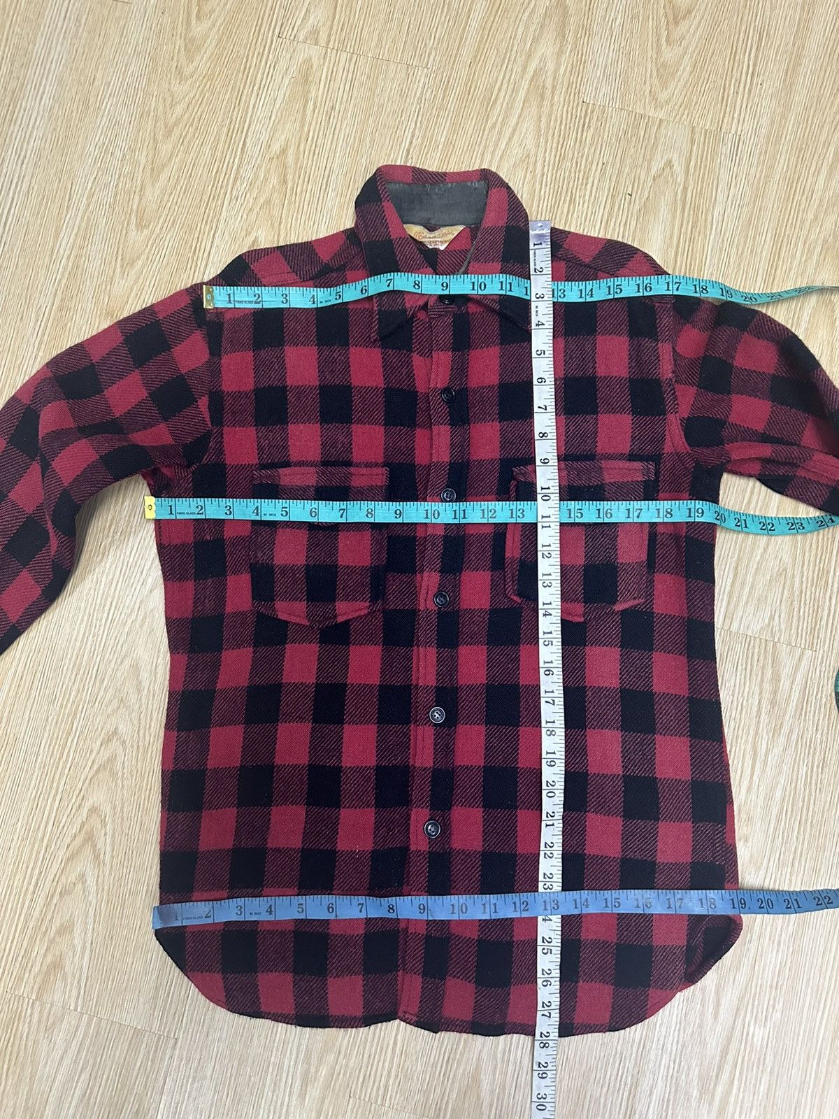 Vintage Vintage Wrangler Wool Flannel Shirt A467 Size US S / EU 44-46 / 1 - 5 Thumbnail