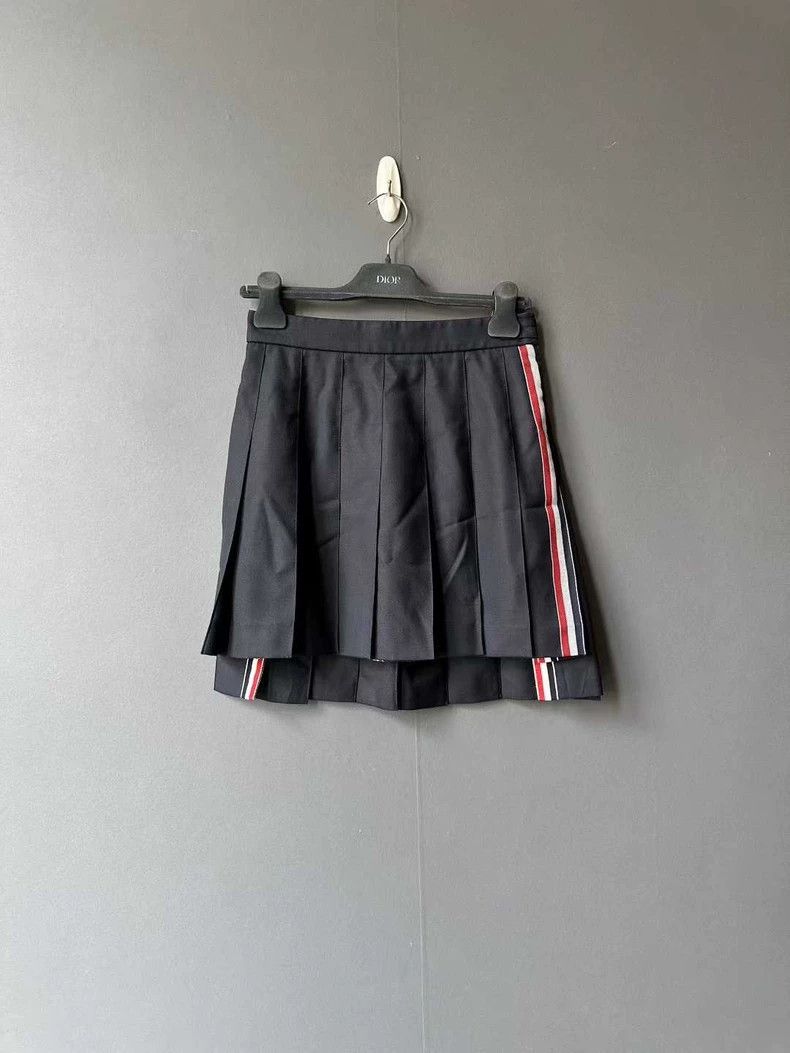 Thom Browne Colorful pleated skirt