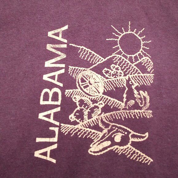 Band Tees × Vintage Vintage Alabama Cowboy Boots Graphic T-Shirt Size US M / EU 48-50 / 2 - 6 Thumbnail