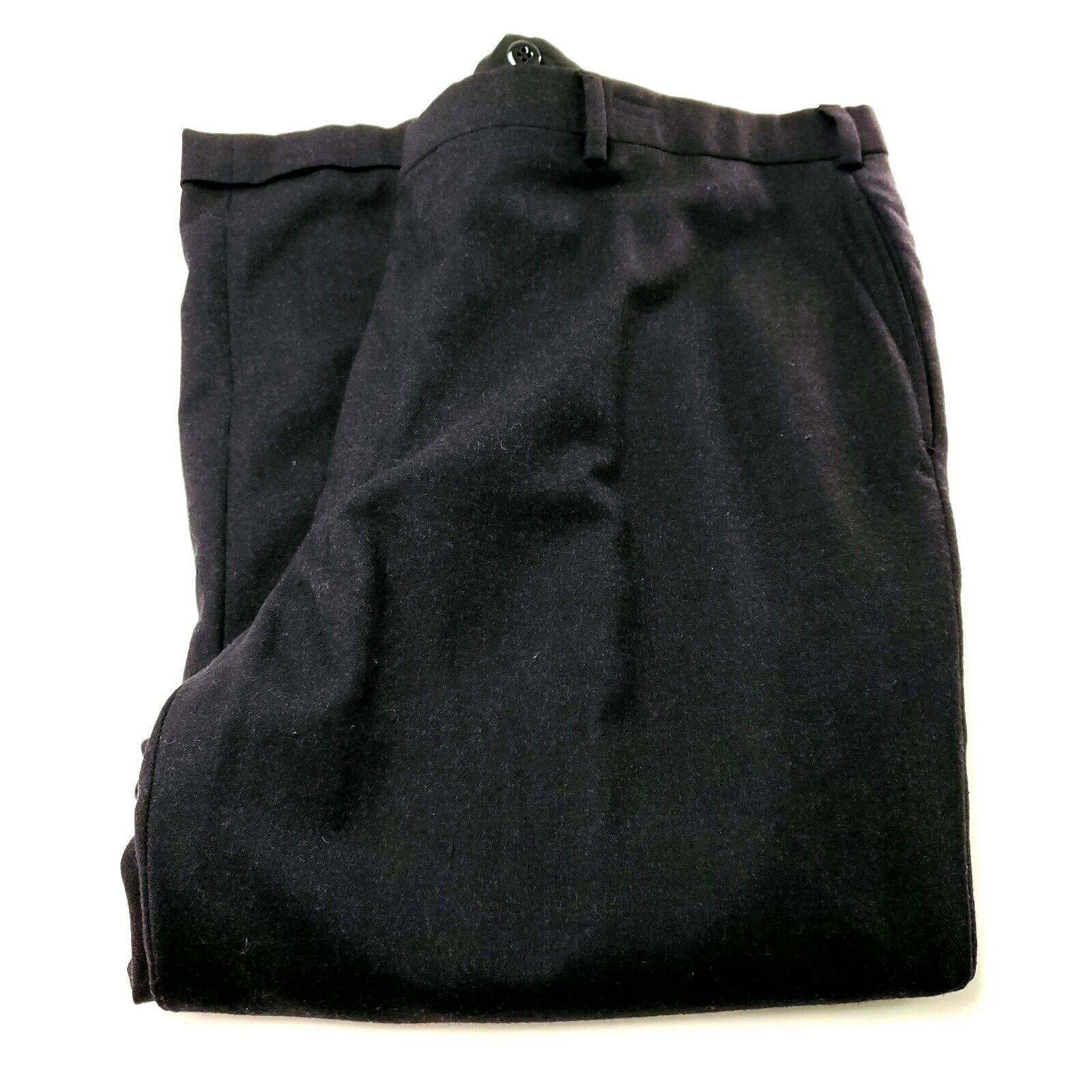 Brooks Brothers Brooks Brothers Worsted Wool Dress Pants 43/25 Gray Flat Fro Size 44S - 1 Thumbnail