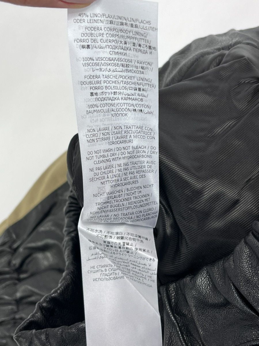 Stella McCartney VEGAN LEATHER TRACK PANTS Size US 33 - 9 Thumbnail