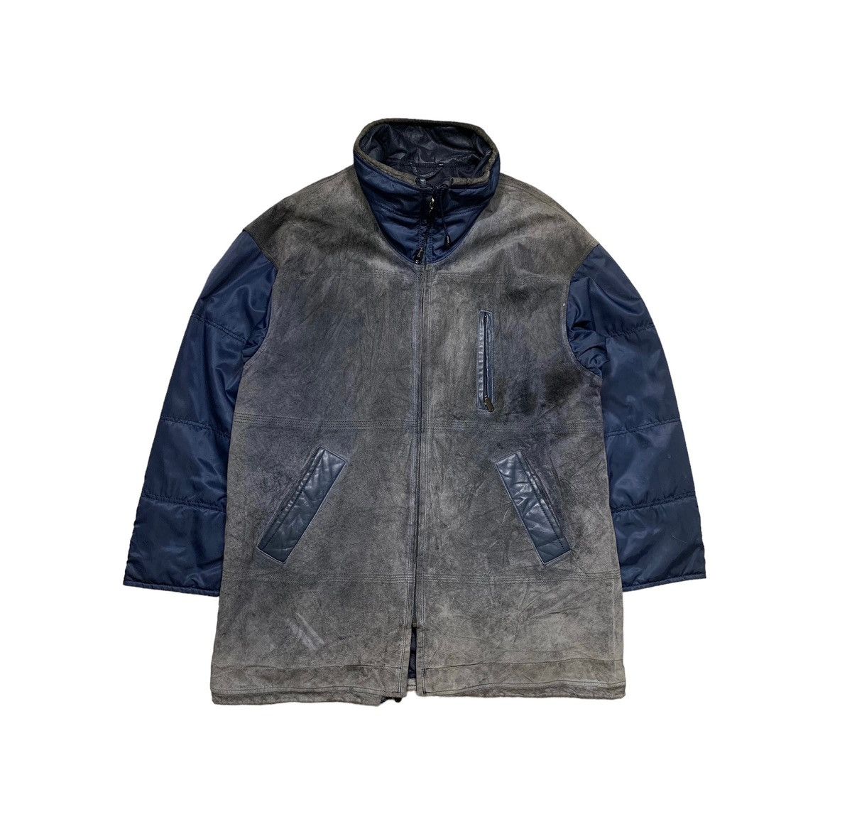 Lanvin Lanvin Classique Half Leather Jacket Size US XL / EU 56 / 4 - 1 Thumbnail