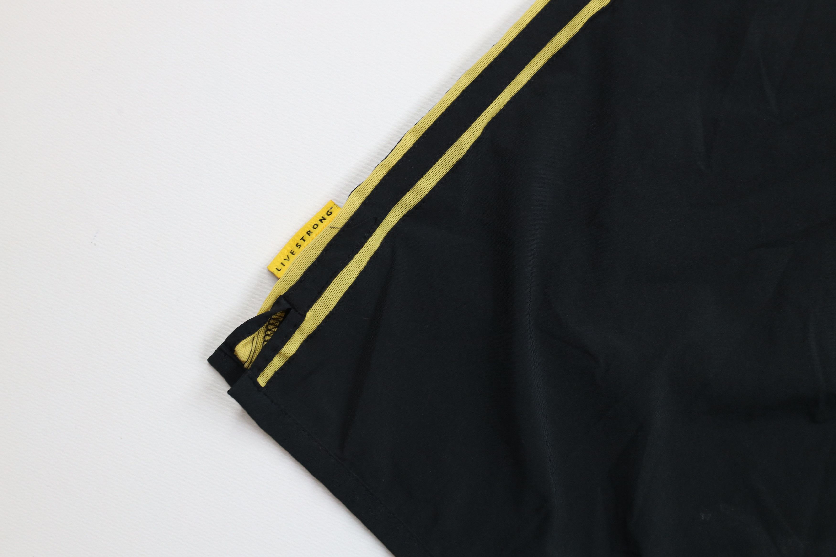 Nike × Vintage Vintage Nike Livestrong Mini Swoosh Striped Lined Shorts Size US 36 / EU 52 - 7 Thumbnail