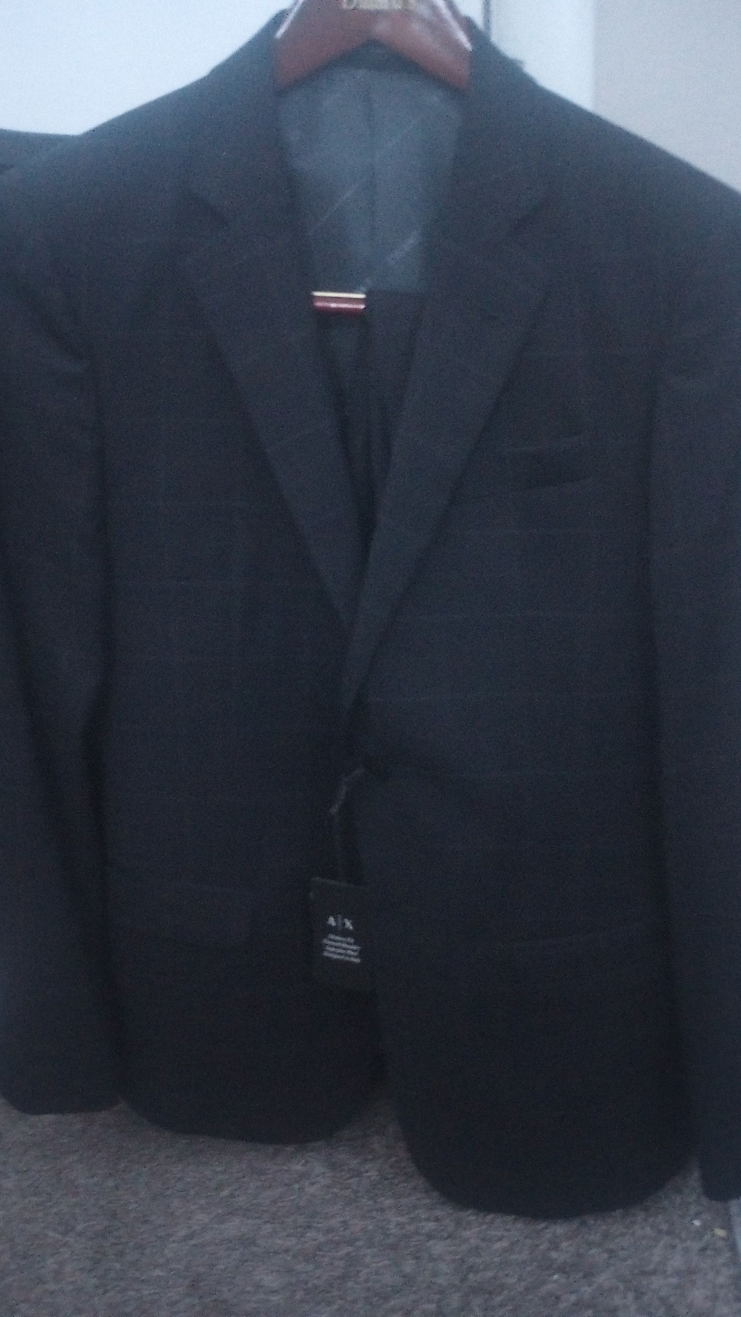 Armani Exchange Armani exchange all black full suit Size 38R - 1 Thumbnail