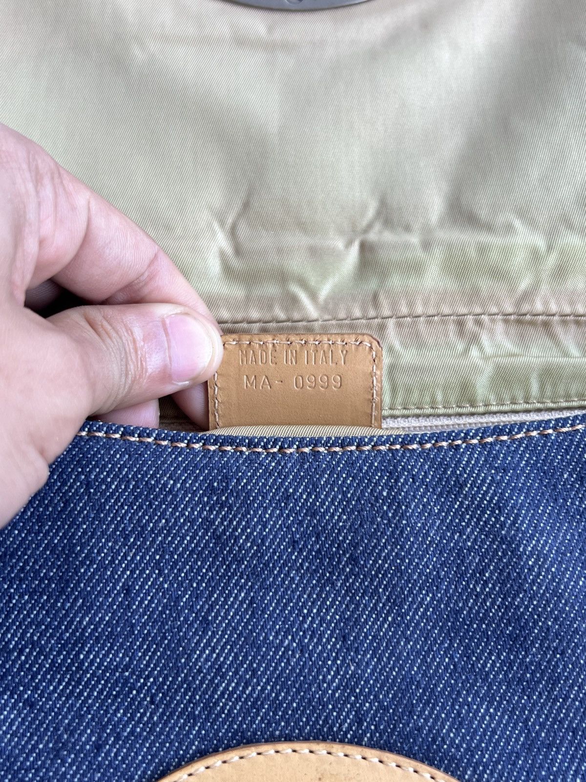 Dior RARE - Dior John Galliano - S/S00 Denim Melice Shoulder Bag Size ONE SIZE - 16 Thumbnail