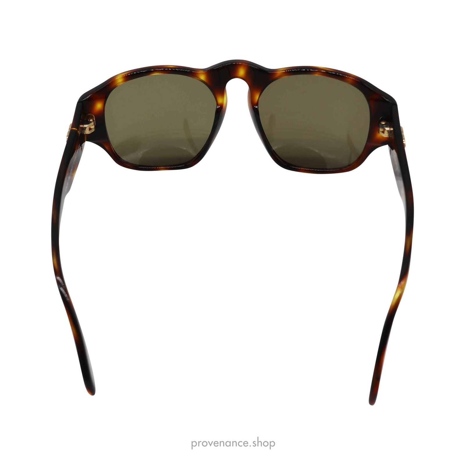 Chanel 🔴 Chanel Double CC Sunglasses - Brown Tortoise - 01452 Size ONE SIZE - 4 Thumbnail