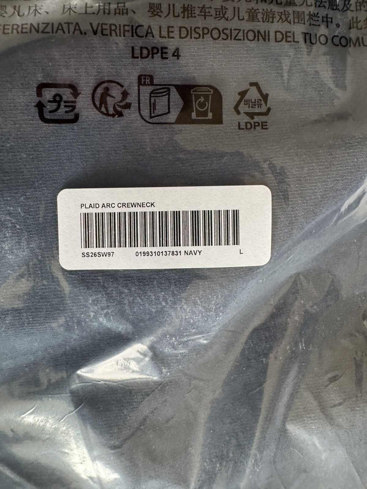 Supreme Plaid Arc Crewneck Size US L / EU 52-54 / 3 - 2 Thumbnail