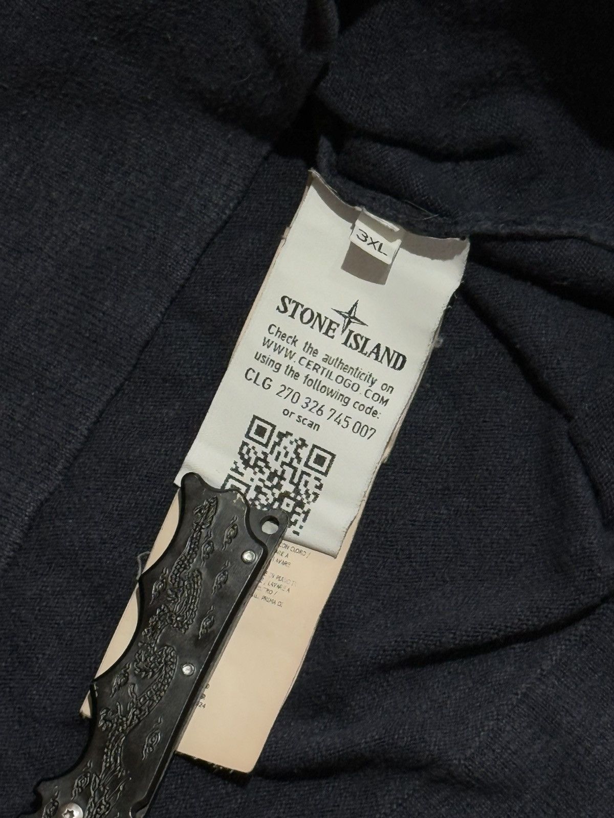 Stone Island Vintage style Stone Island Sweatshirt Dark Blue Navy Size US L / EU 52-54 / 3 - 11 Thumbnail