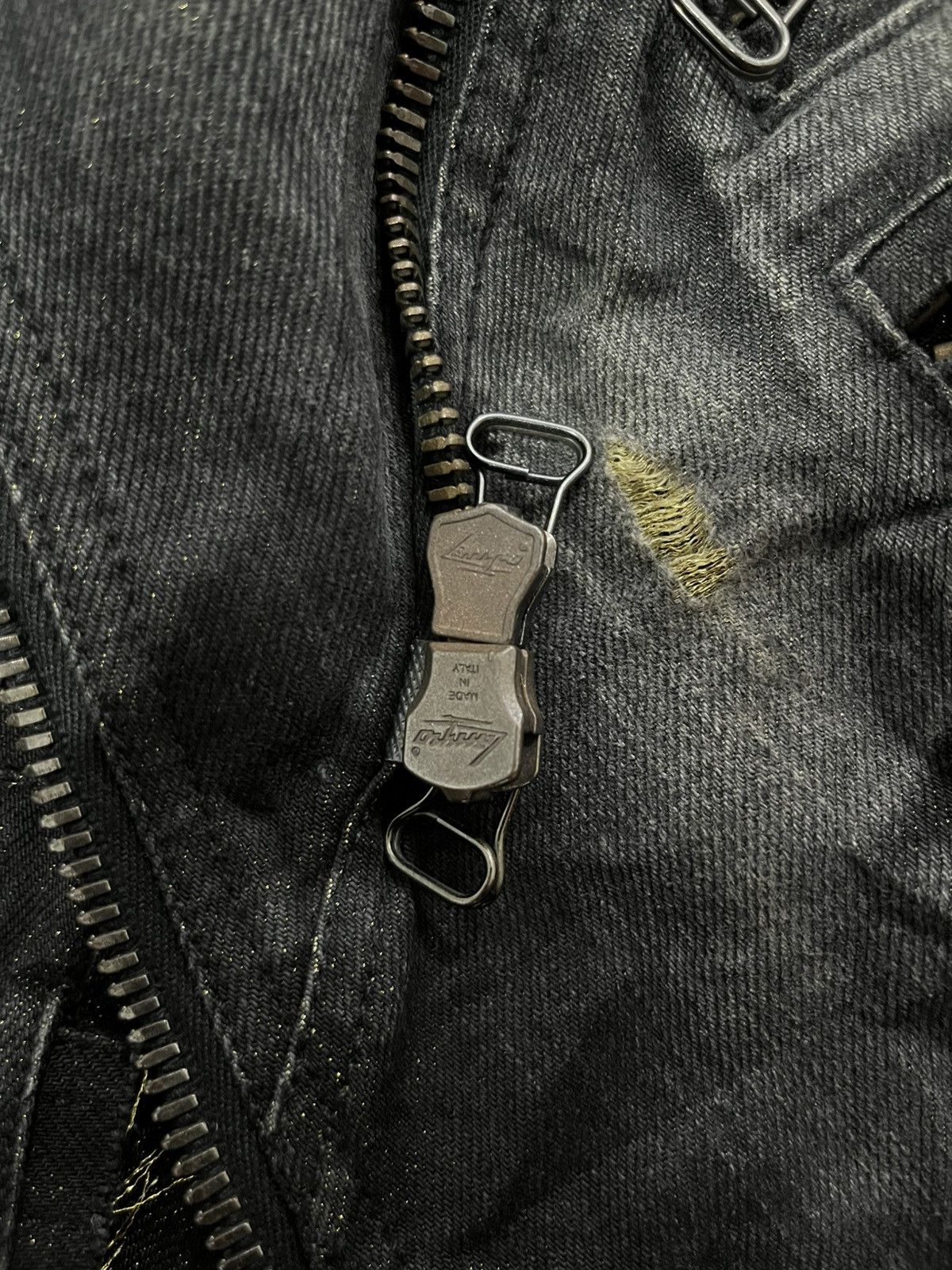 Balmain BALMAIN DECARNIN SS/ 2010 denim biker jacket Size XS / US 0-2 / IT 36-38 - 11 Thumbnail