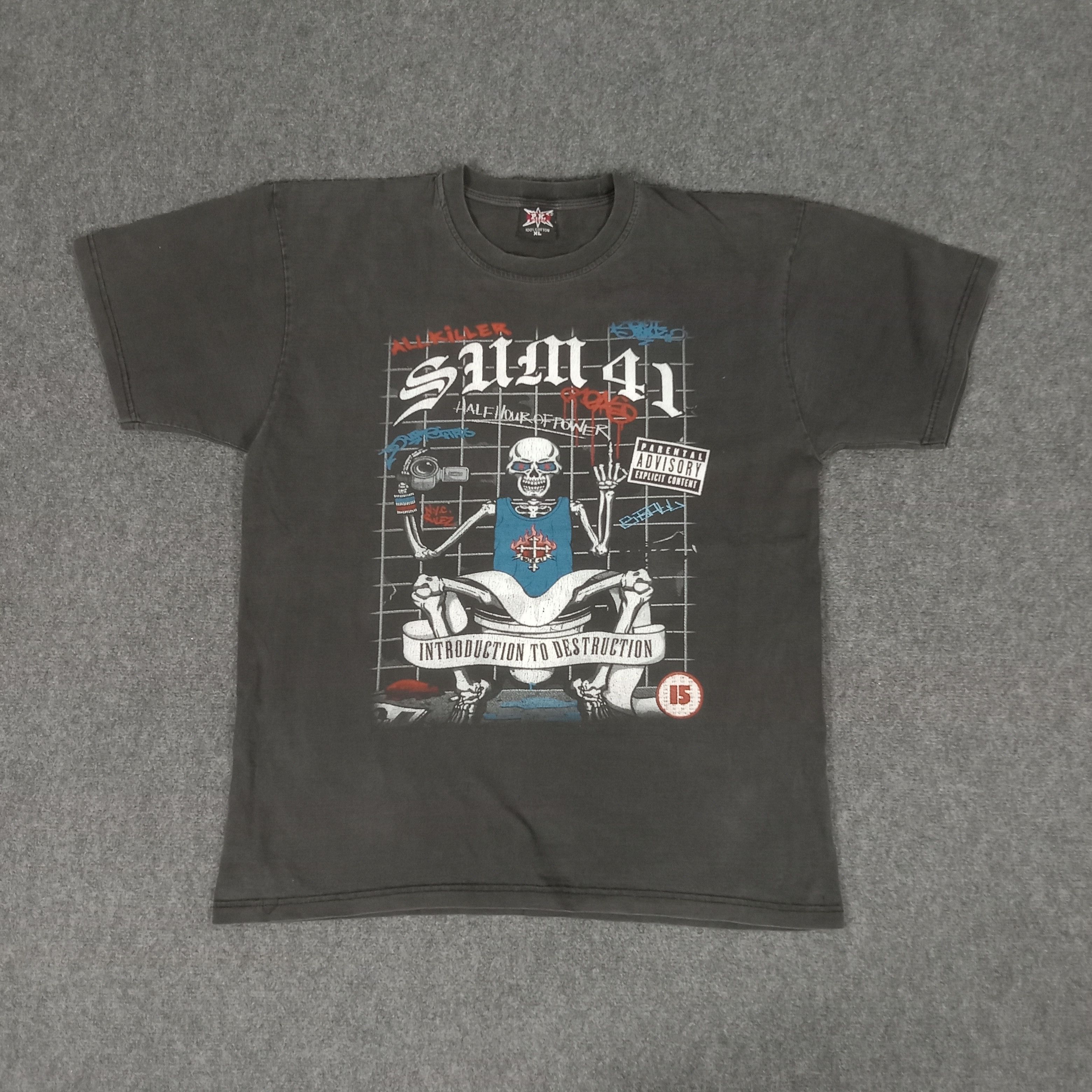 Band Tees × Vintage Sum 14 Introduction To Destruction Rock Band Tshirt Size US XL / EU 56 / 4 - 1 Thumbnail