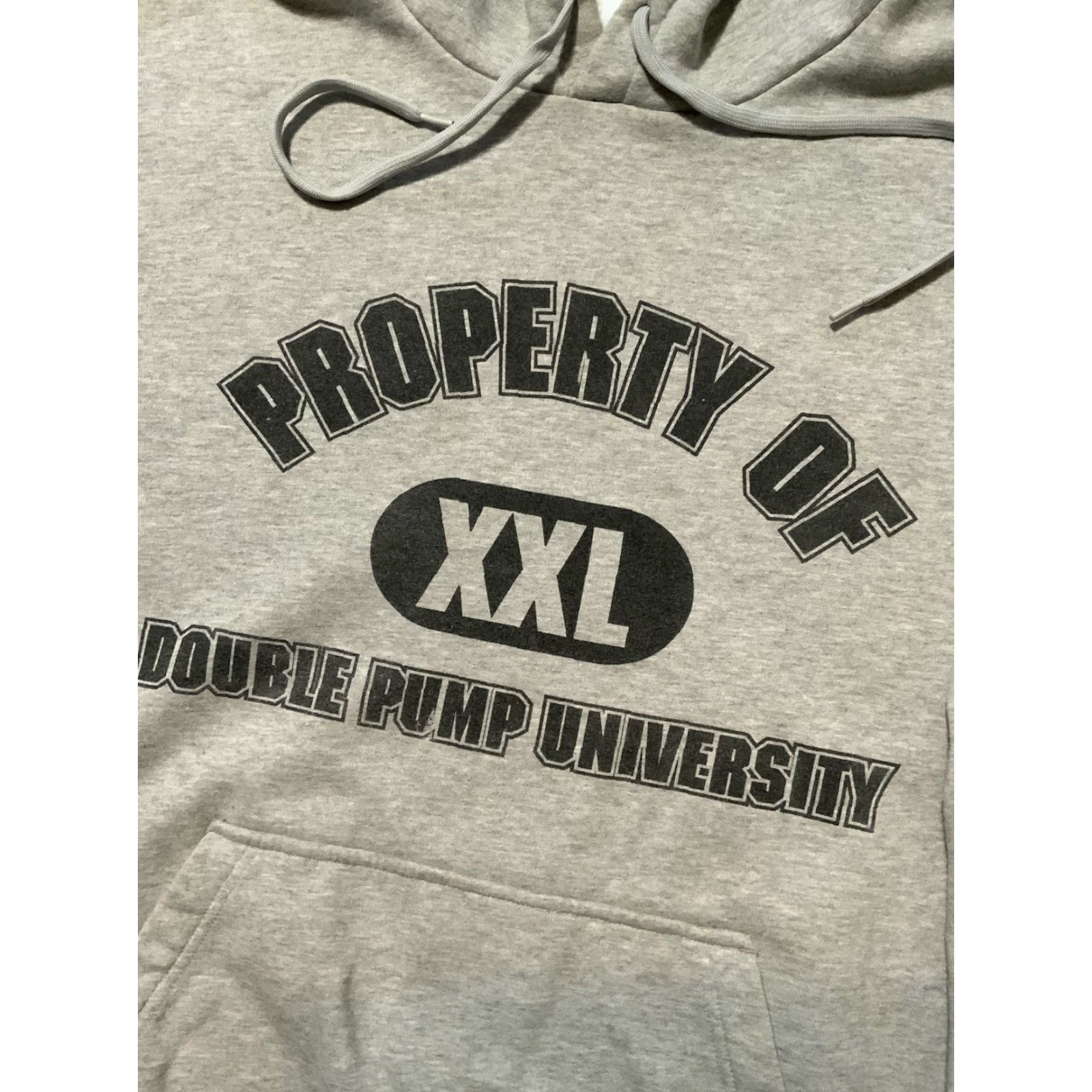 Adidas Adidas Property Of Double Pump University Hoodie XL Adult Heather Gray Pullover Mens Size US XL / EU 56 / 4 - 3 Thumbnail