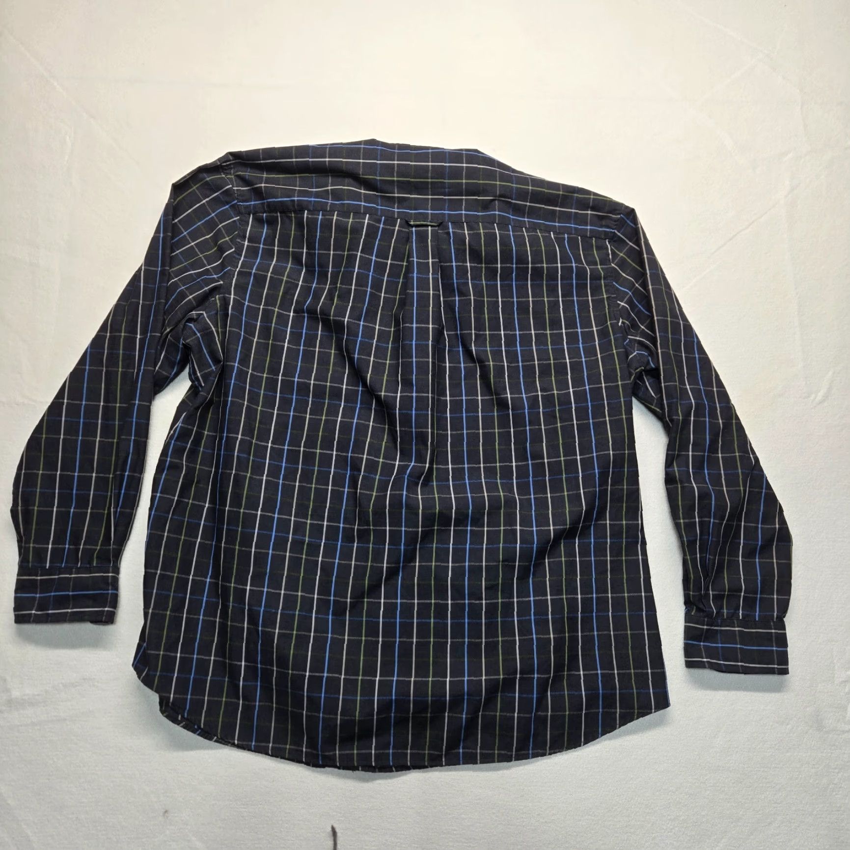 Vintage Saddlebred Shirt Black Checkered Button-Up Long Sleeve Easy Care 2XL Men’s Shirt Black 2XL Mens Size US XXL / EU 58 / 5 - 7 Thumbnail