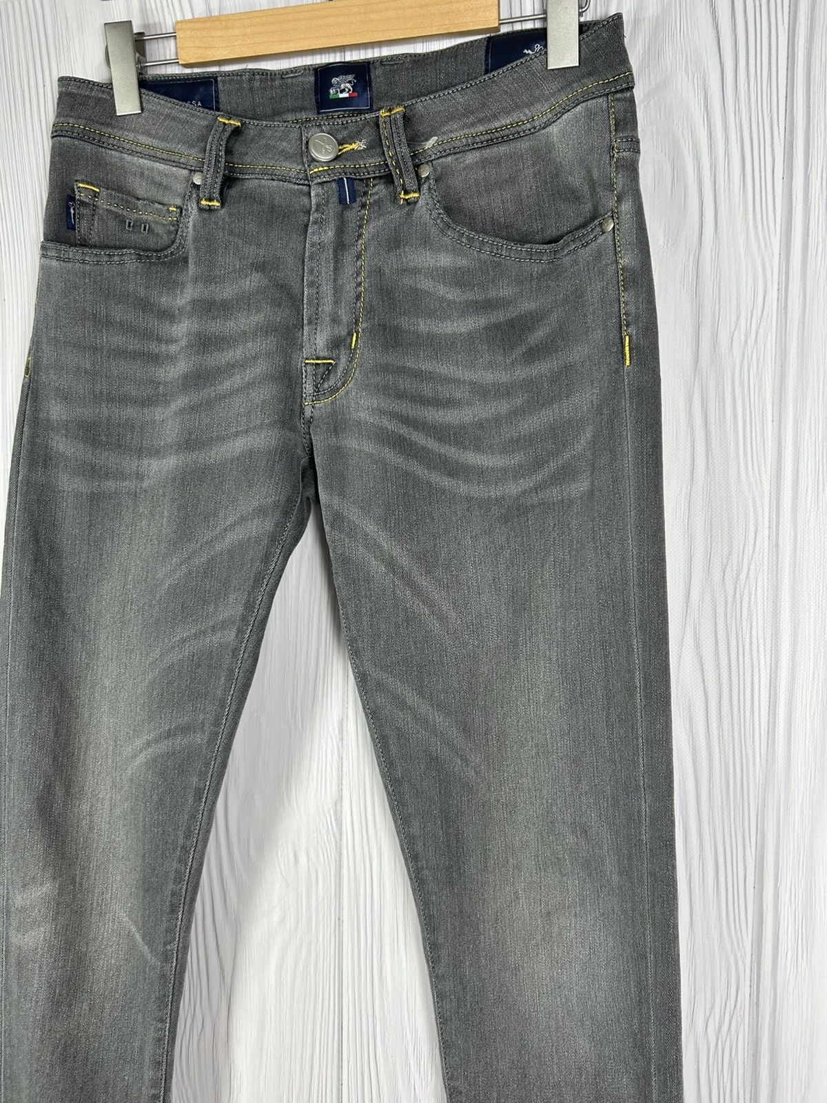 Other Luxury Sartoria Tramarossa Leonardo Zip SS Denim Jeans SZ 32 Size US 32 / EU 48 - 4 Thumbnail