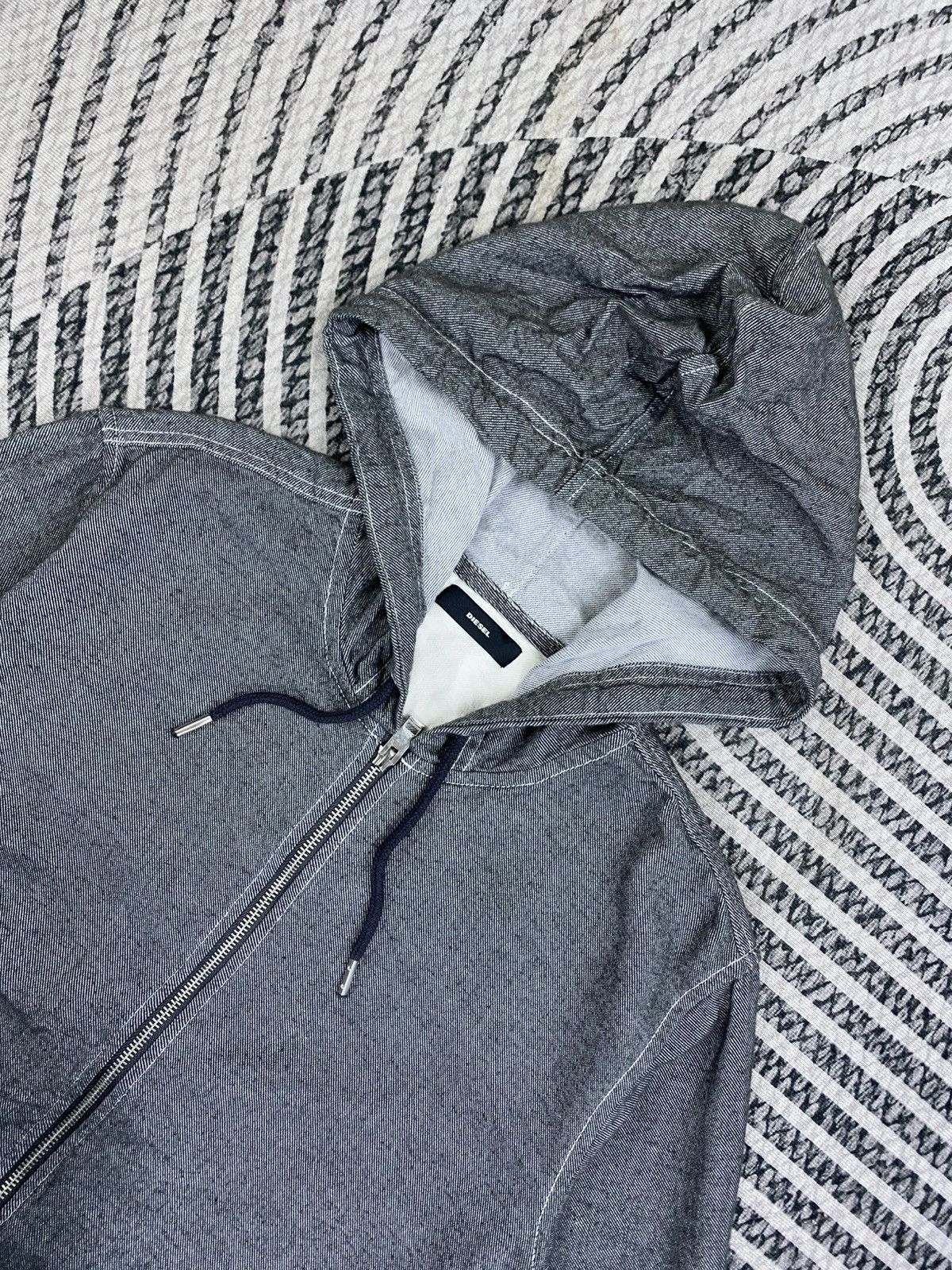 Diesel Vintage Diesel Double Pocket Zip-Up Hoodies Size US M / EU 48-50 / 2 - 6 Thumbnail
