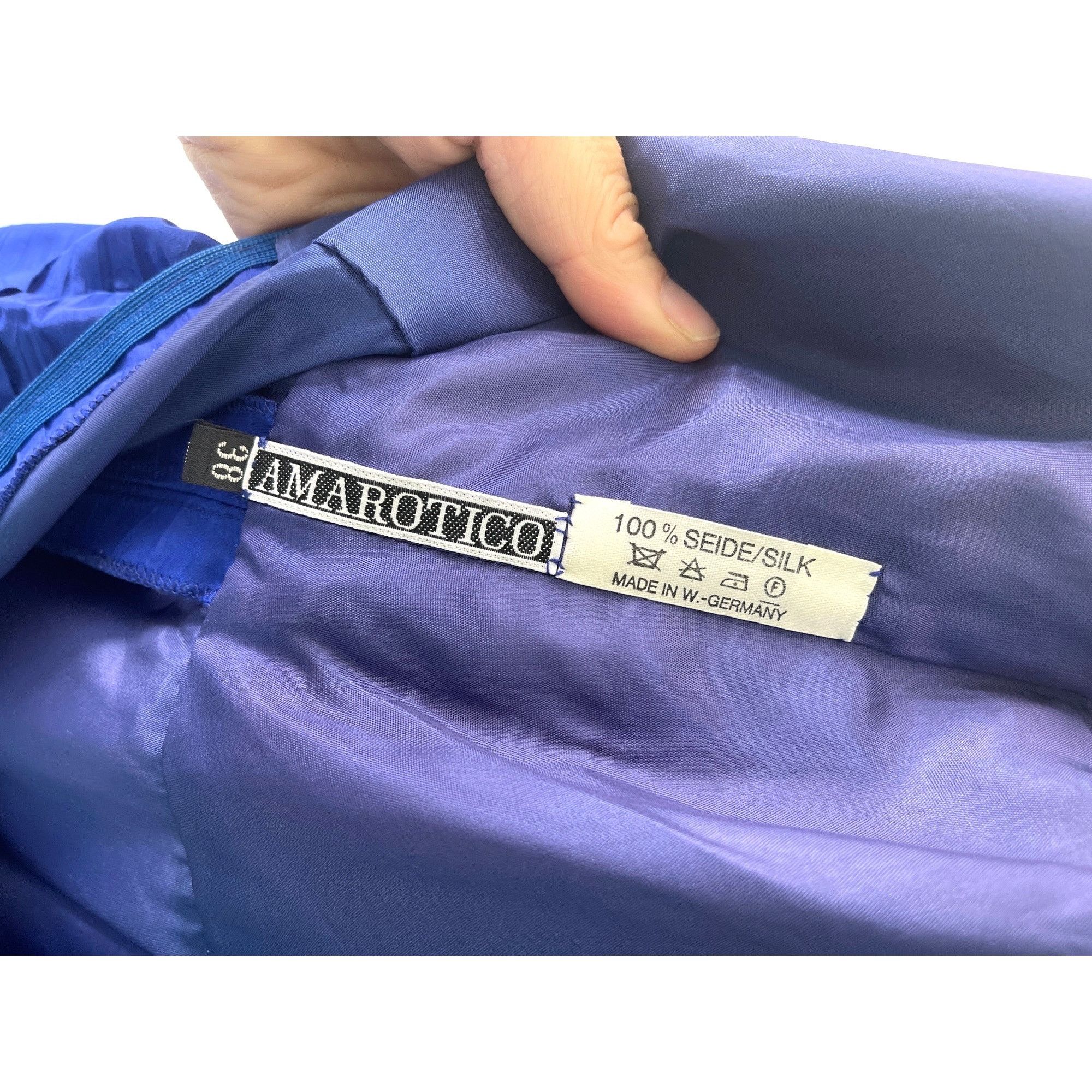 Vintage Amarotico Vintage Womens Gown Size 8 Blue Back Size M / US 6-8 / IT 42-44 - 4 Thumbnail