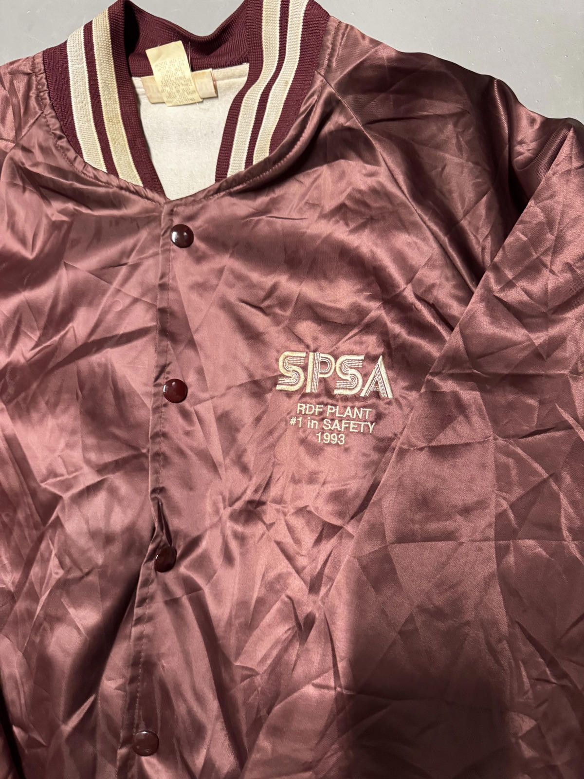 Other Vintage SPSA Satin Bomber Jacket Size US L / EU 52-54 / 3 - 4 Thumbnail