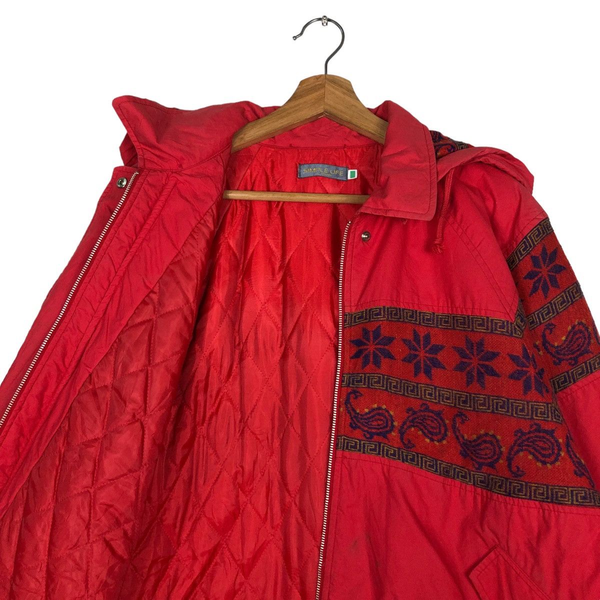 Japanese Brand 🔥Rich Red Chore Work Jacket Simple Life Navajo Issey Miyake Size US M / EU 48-50 / 2 - 13 Thumbnail