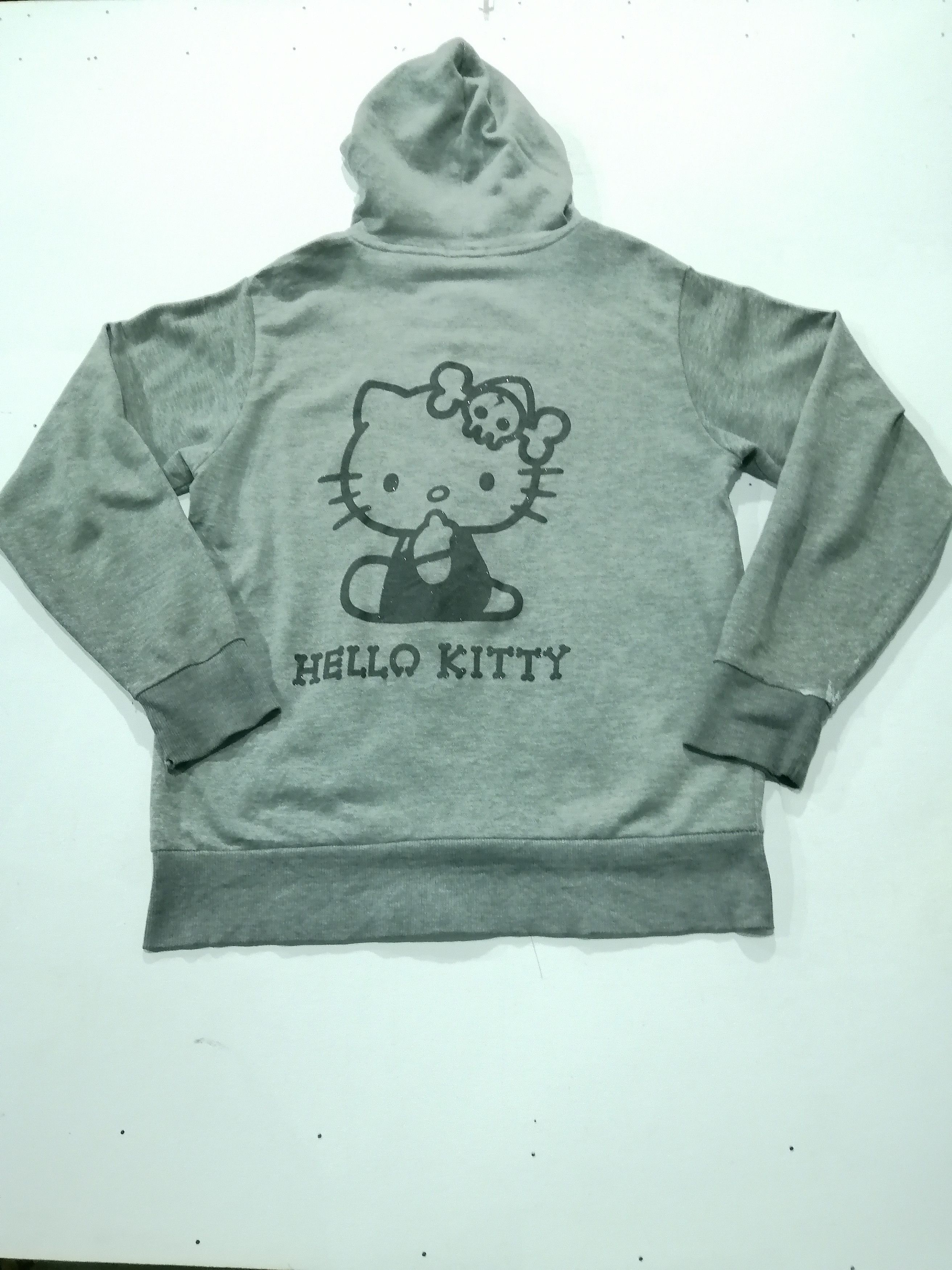 Cartoon Network × Designer Vintage Hello Kitty Big Logo Zipper Hoodie Sweater Size US L / EU 52-54 / 3 - 6 Thumbnail