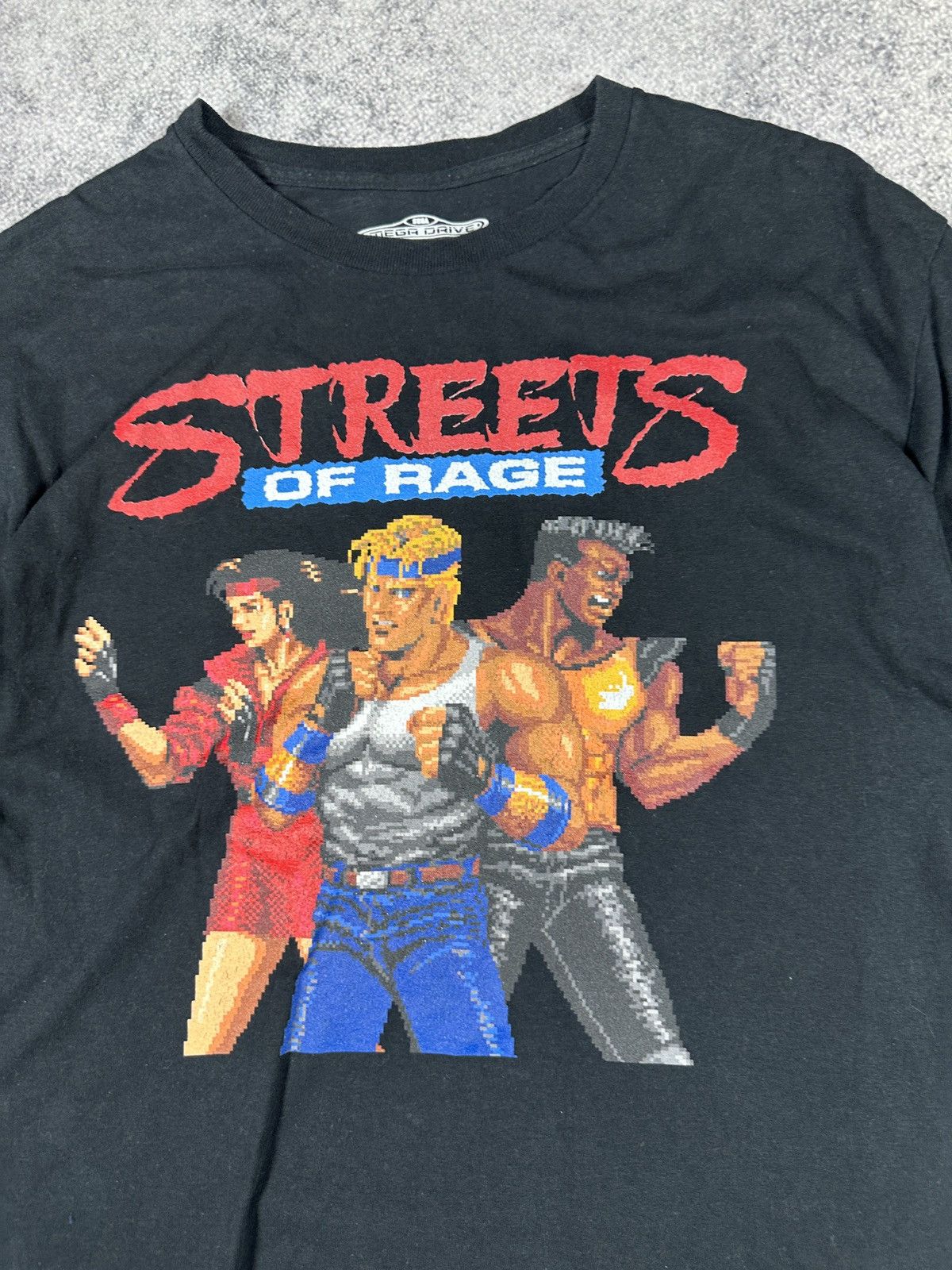 Vintage Streets of Rage Sega Logo T-shirt art Streetwear Rare L USA Size US M / EU 48-50 / 2 - 2 Thumbnail