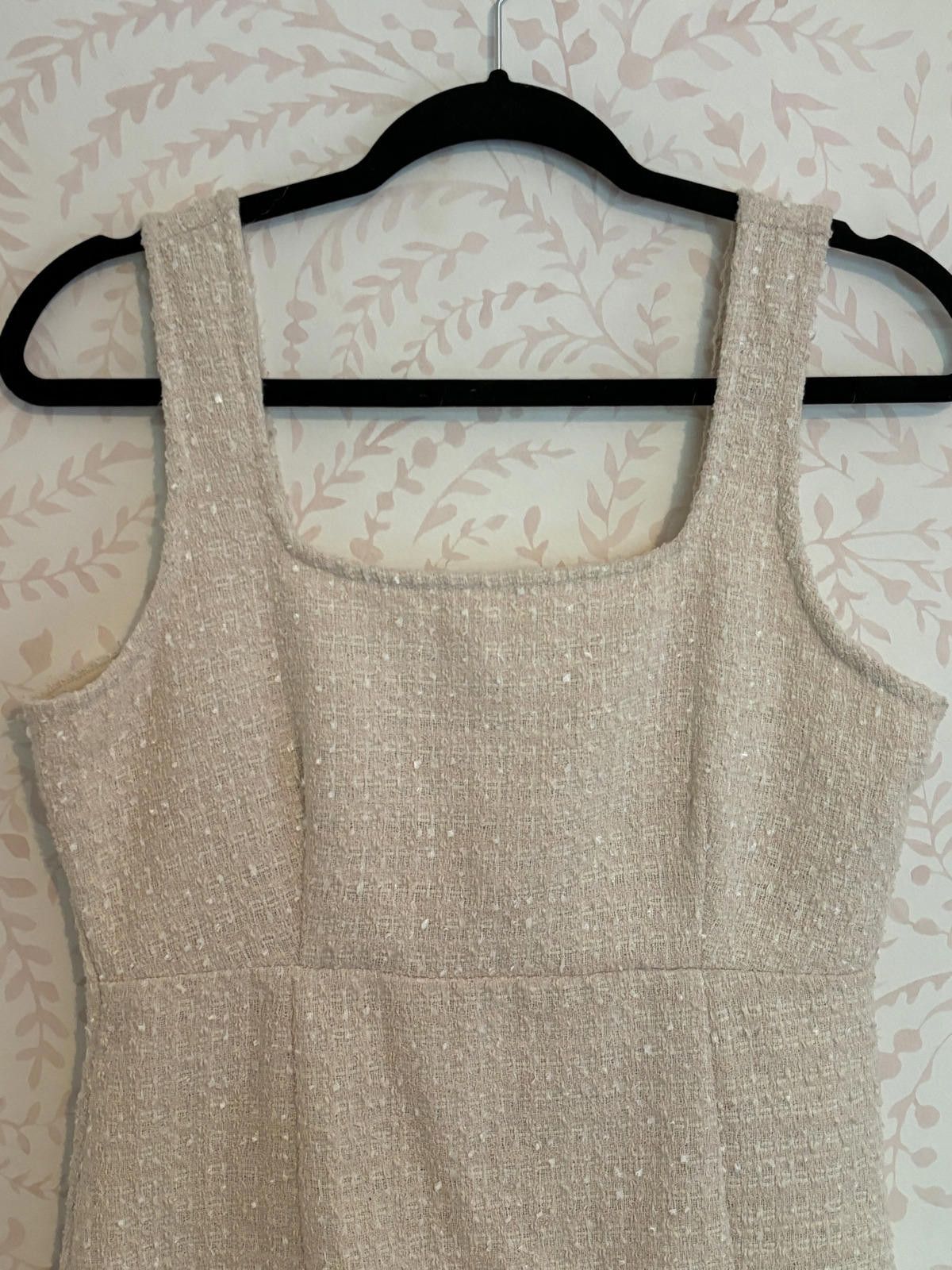 Designer NWT Elegant THIRTY/THIRTY Tweed Tank Dress Size L / US 10 / IT 46 - 2 Thumbnail