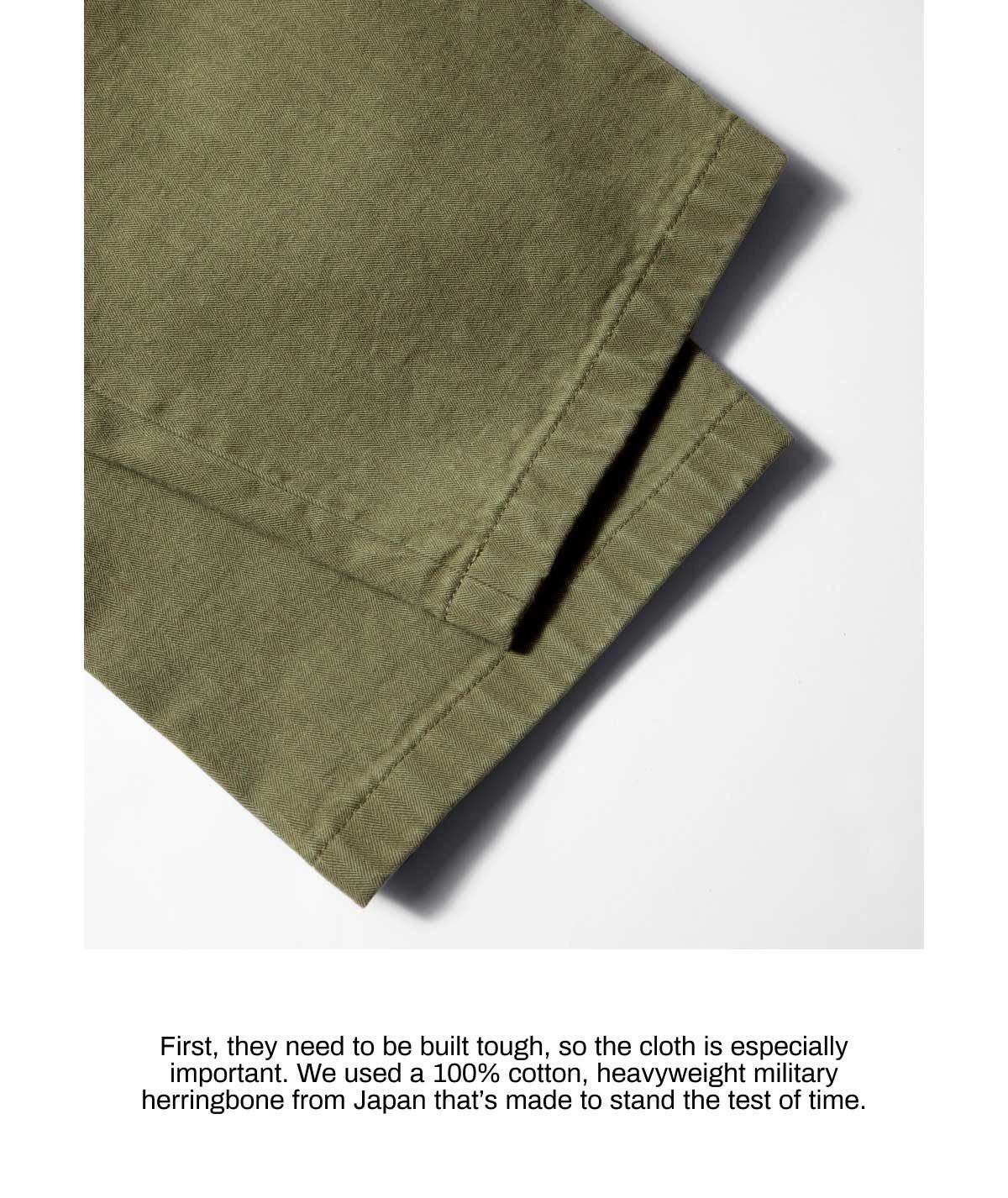 Noah Classic Double-Pleat Herringbone Pant Size US 32 / EU 48 - 9 Thumbnail