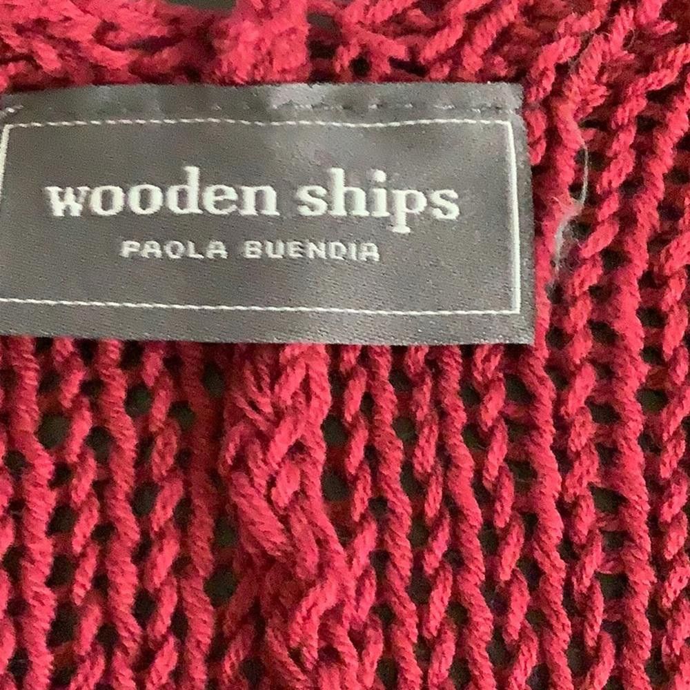 Designer CT1909 Wooden Ships Red open Long Sleeve Cardigan X/S Size XS / US 0-2 / IT 36-38 - 6 Thumbnail