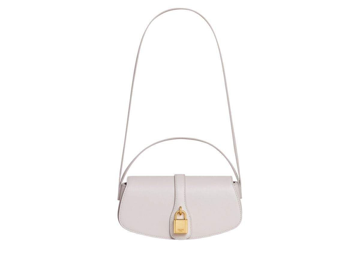 Celine o1bcso1str0126 10I593DQ1 Size: OS / Clutch in Chalk Size ONE SIZE - 3 Thumbnail