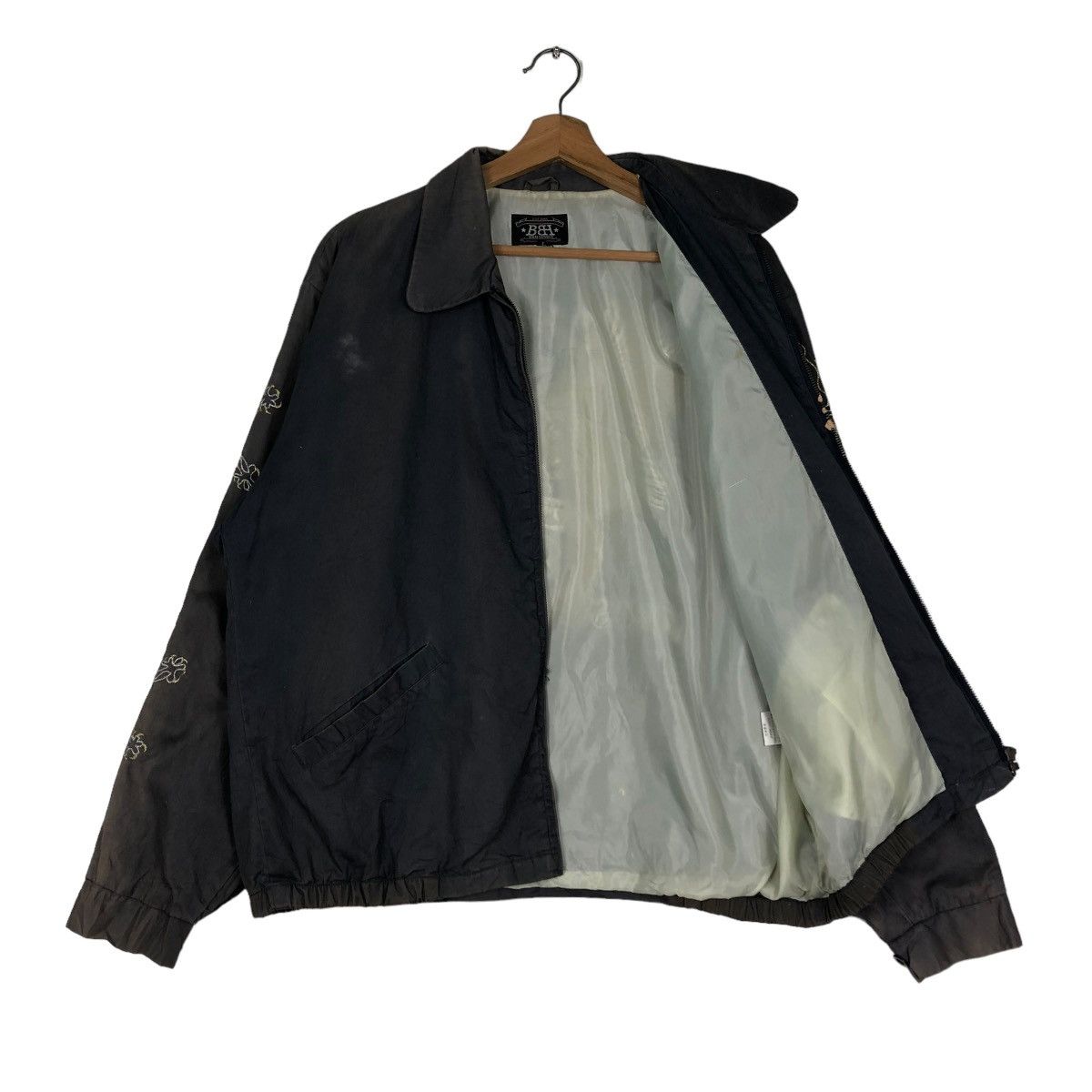 Japanese Brand 🔥VINTAGE DOUBLE BH RUSTY SUKAJAN JACKET JAPAN YOKOSUKA Size US L / EU 52-54 / 3 - 13 Thumbnail