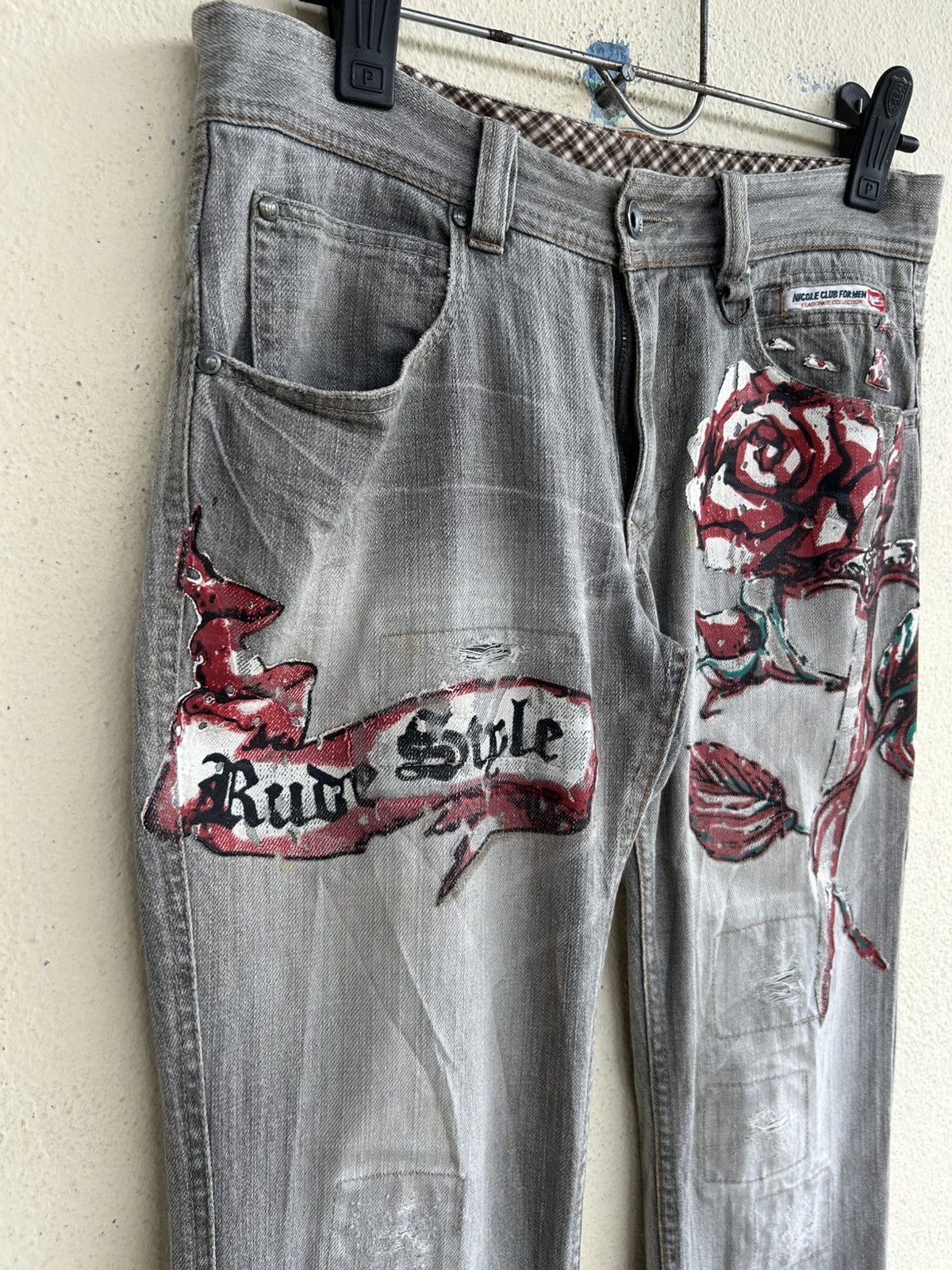 Nicole Club Rude Style Semi Bootcut Denim Size US 30 / EU 46 - 4 Thumbnail