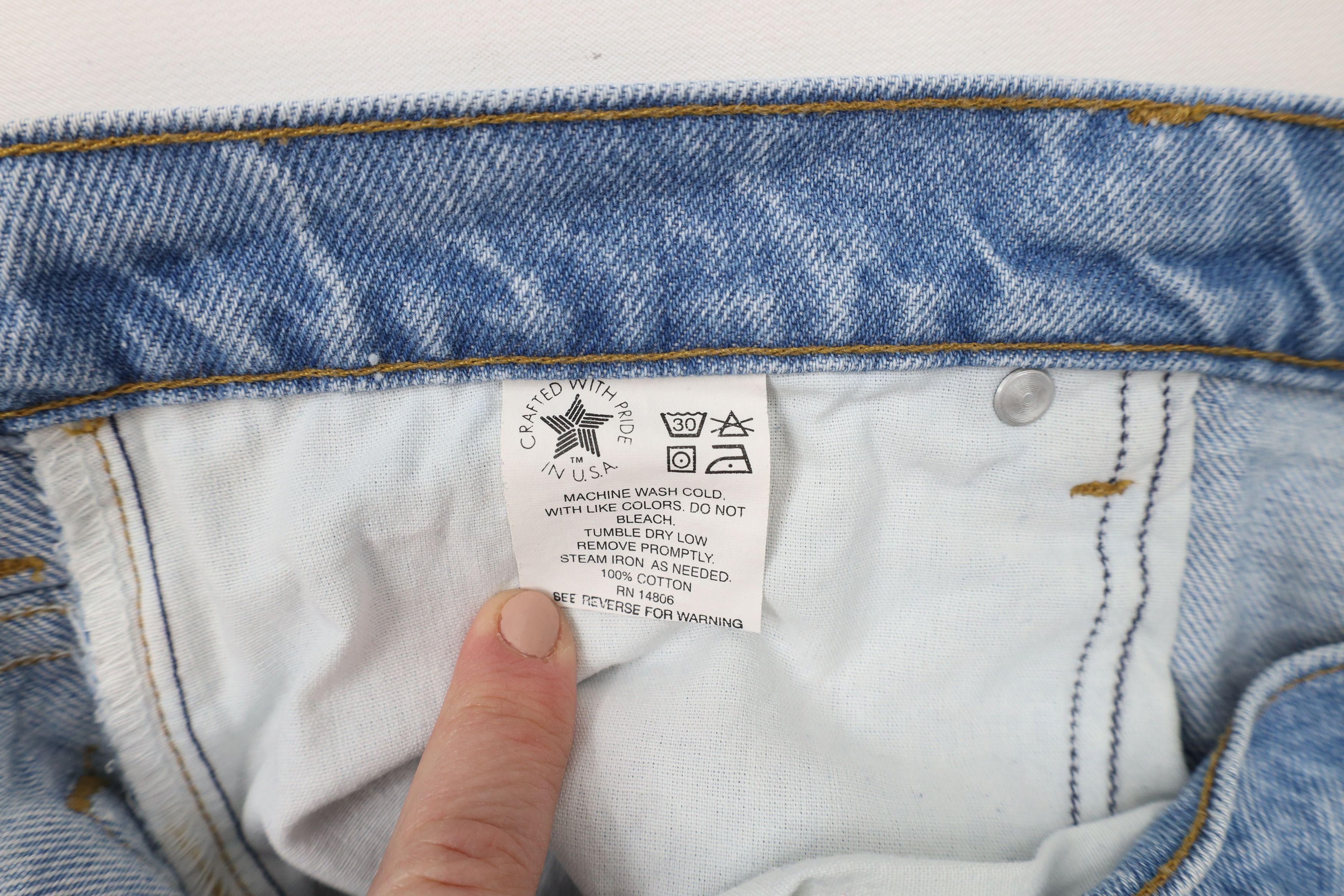 Carhartt × Vintage Vintage 90s Carhartt Spell Relaxed Fit Denim Jeans USA Blue Size US 34 / EU 50 - 9 Thumbnail