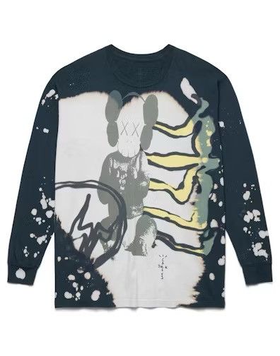 Fragment Design × Kaws × Travis Scott Travis Scott Cactus Jack x Kaws x Fragment Long Sleeve Tee Size US L / EU 52-54 / 3 - 3 Thumbnail