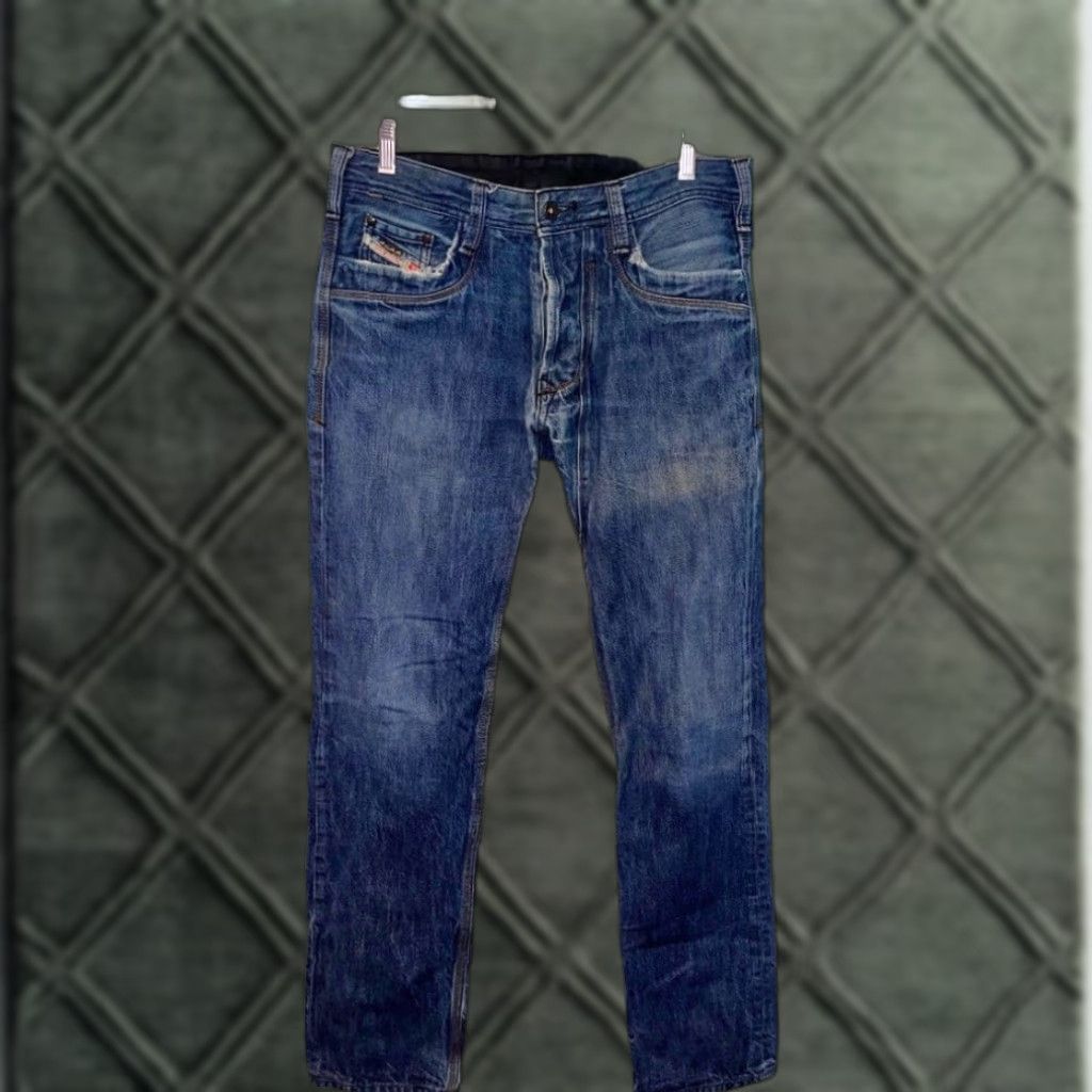 Diesel Diesel Timmen 008GE Jeans W31 L34 Button Fly Straight Mens Size US 31 - 1 Thumbnail