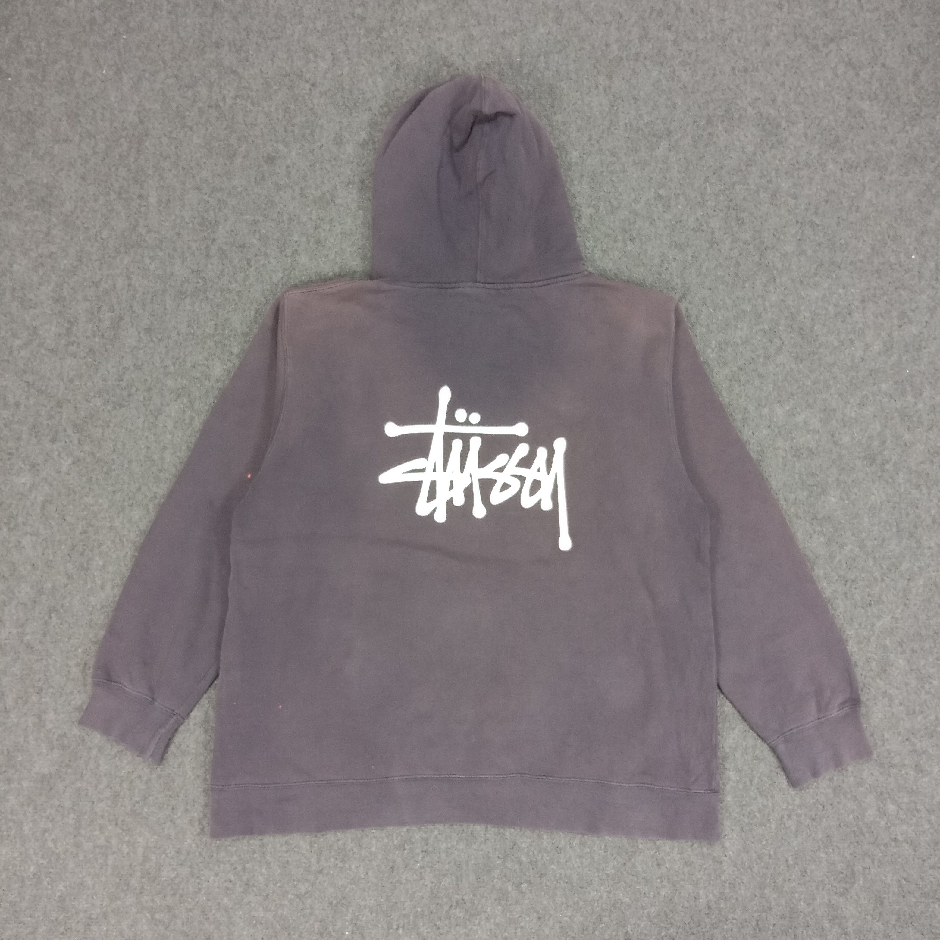 Stussy × Vintage Stussy American Streetwear Style Hoodies Size US XL / EU 56 / 4 - 6 Thumbnail