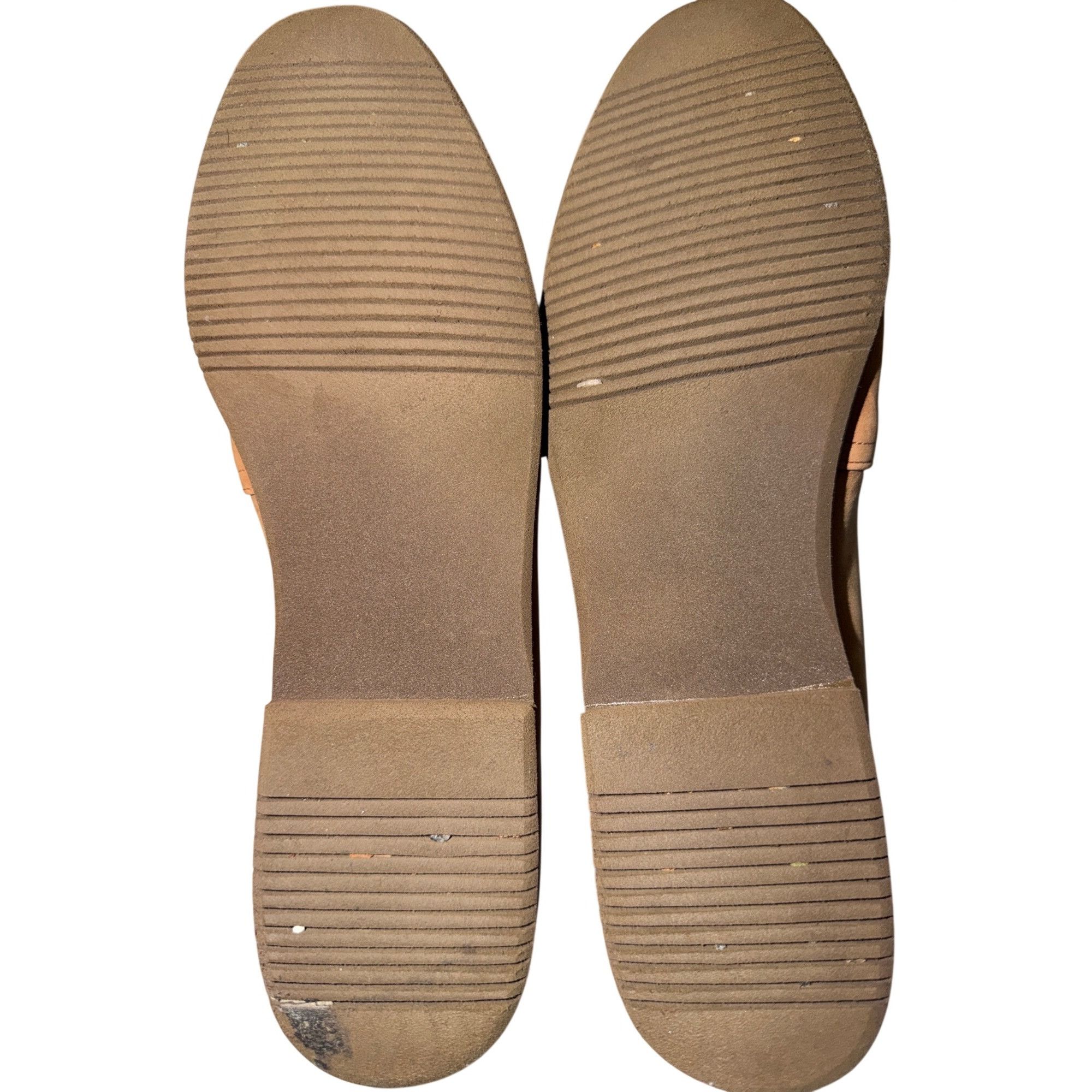 Cole Haan Cole Haan Tan Suede Loafers Flat Shoes Rubber Sole Embroider Size US 9 / IT 39 - 8 Thumbnail