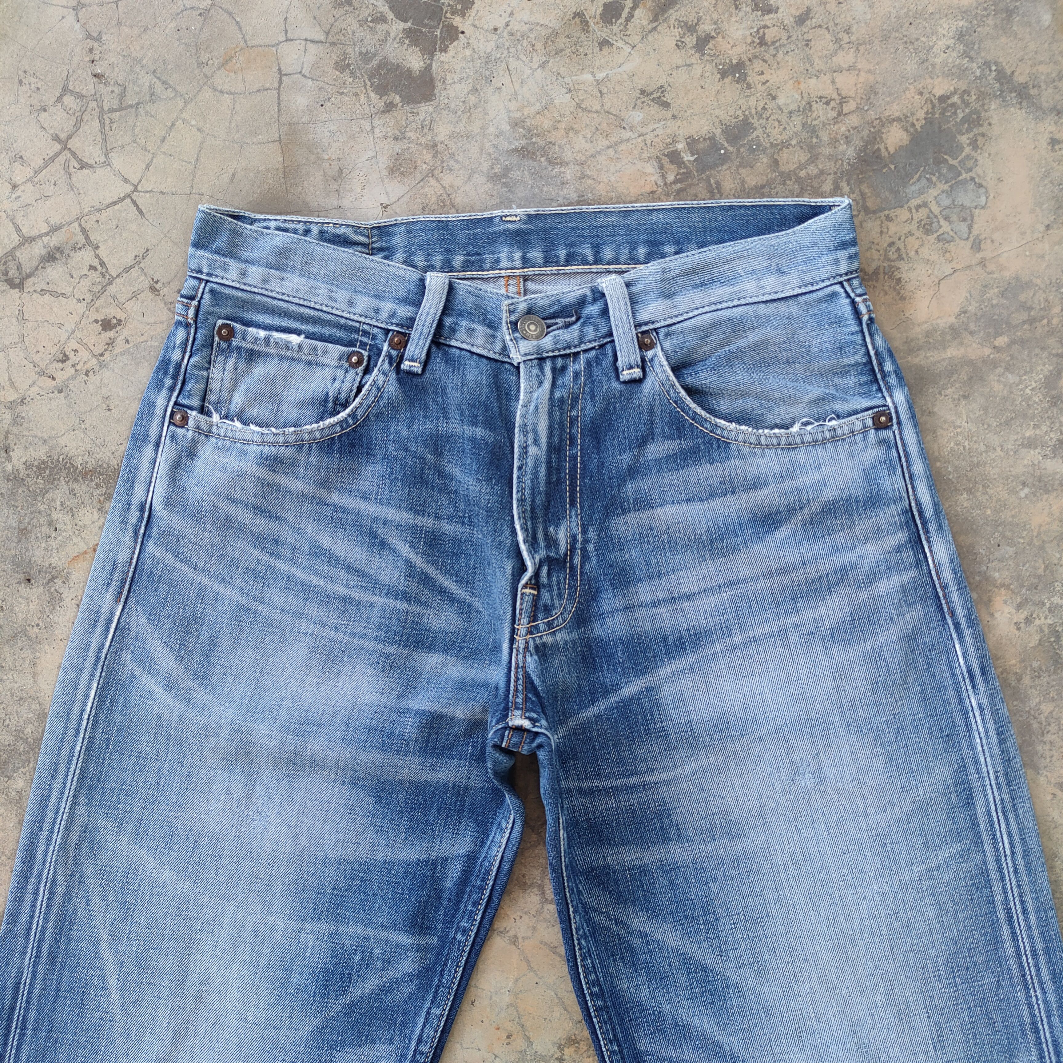 Levi's Vintage Clothing W30 VINTAGE LEVI'S 503 FADED RIPPED JEANS DENIM PANTS Size US 30 / EU 46 - 3 Thumbnail