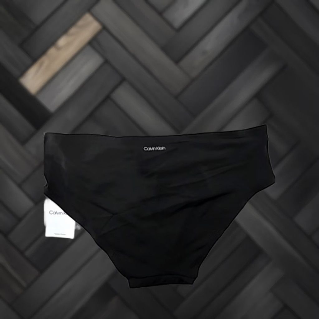 Calvin Klein Calvin Klein Black Briefs Women M Nylon Elastane Blend Size M Size ONE SIZE - 1 Thumbnail