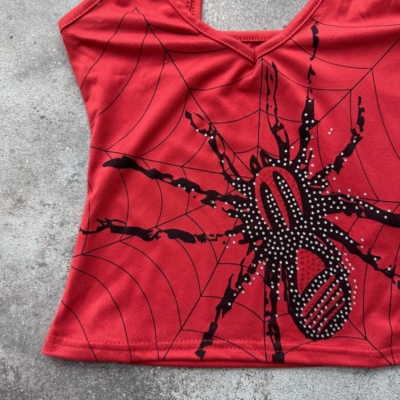 20471120 × Vintage Super Sexy Y2K Glamour Rave Opium Vintage Tank Top Size S / US 4 / IT 40 - 6 Thumbnail