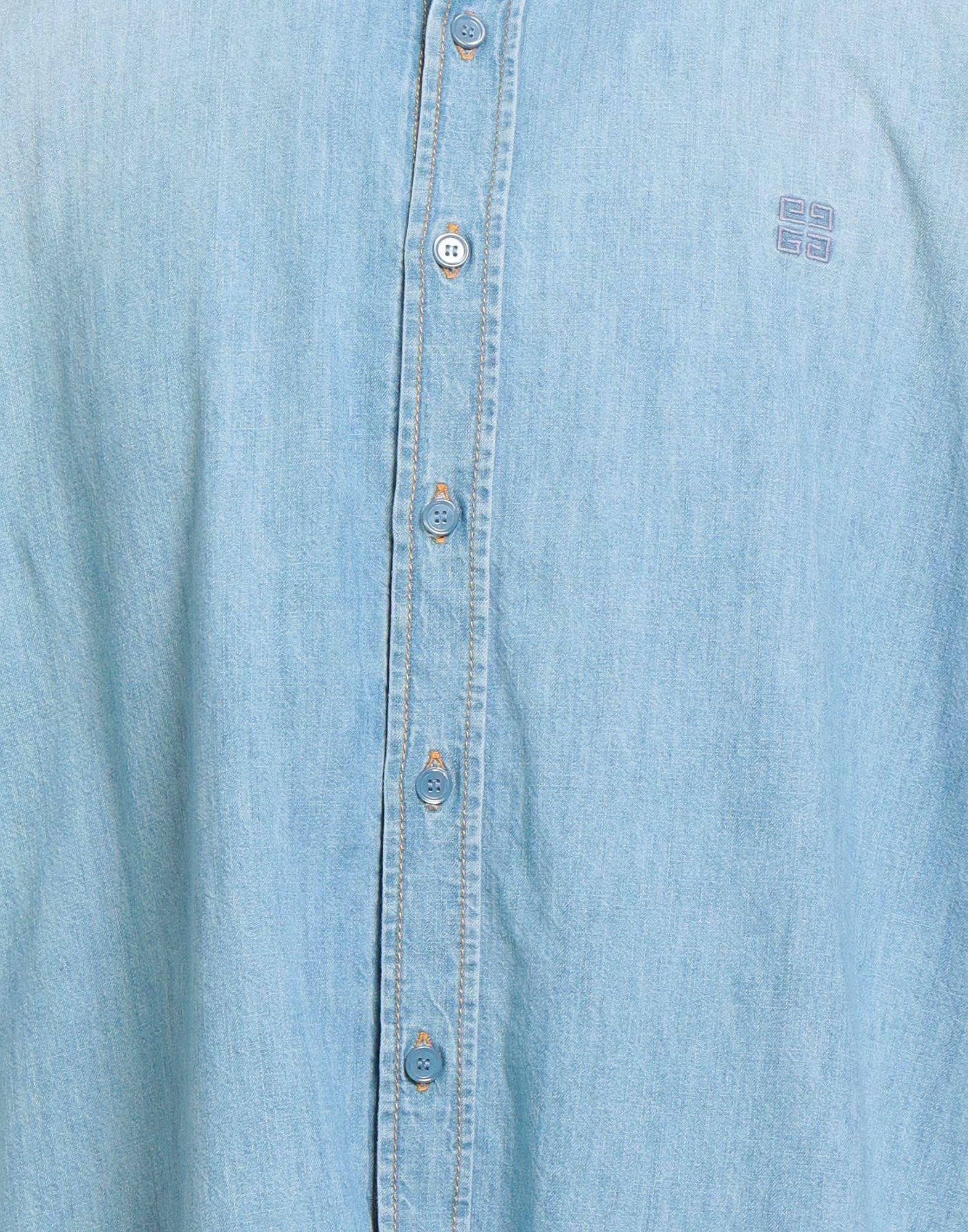 Givenchy XL Givenchy Blue Denim Shirt Button Size US XL / EU 56 / 4 - 2 Thumbnail