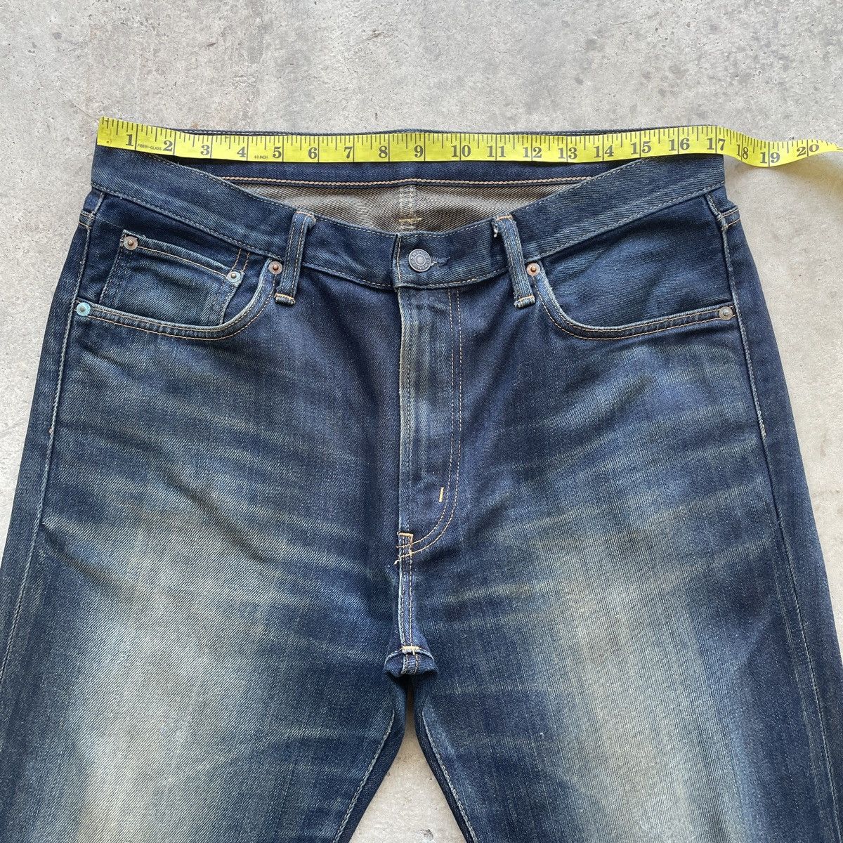 Edwin Vintage Edwin 502 Made In Japan Rusty Jeans Distressed Pants Size US 34 / EU 50 - 5 Thumbnail