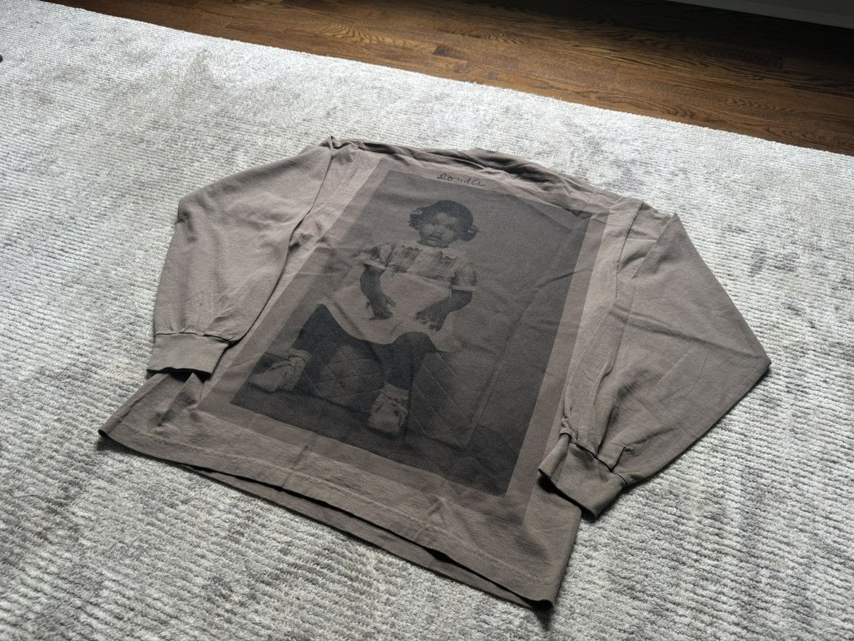 Kanye West Medium Brown Donda Atlanta Listening Event L/S T-Shirt Tan Size US M / EU 48-50 / 2 - 5 Thumbnail