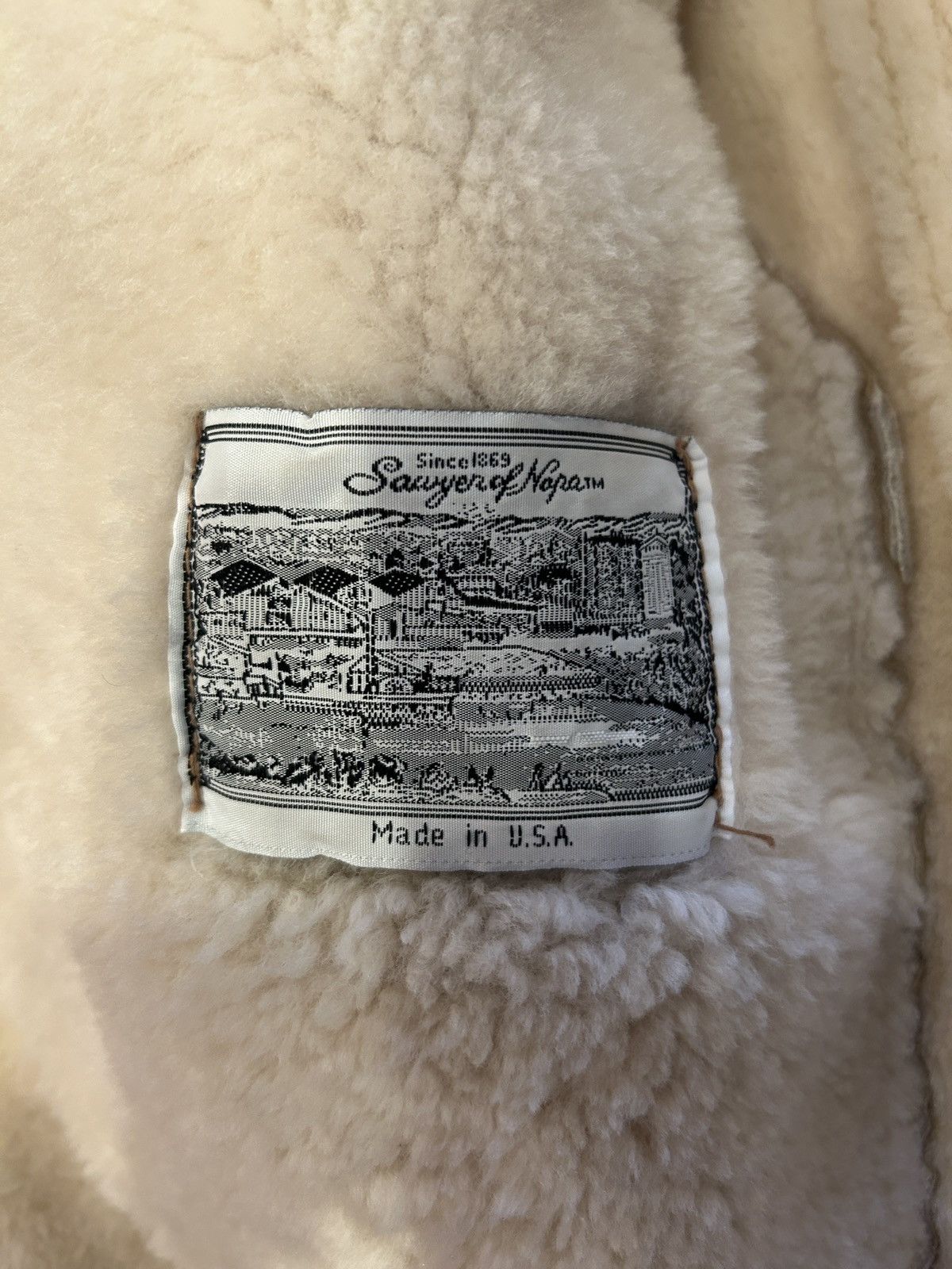 Vintage Sawyer of Napa Shearling Coat