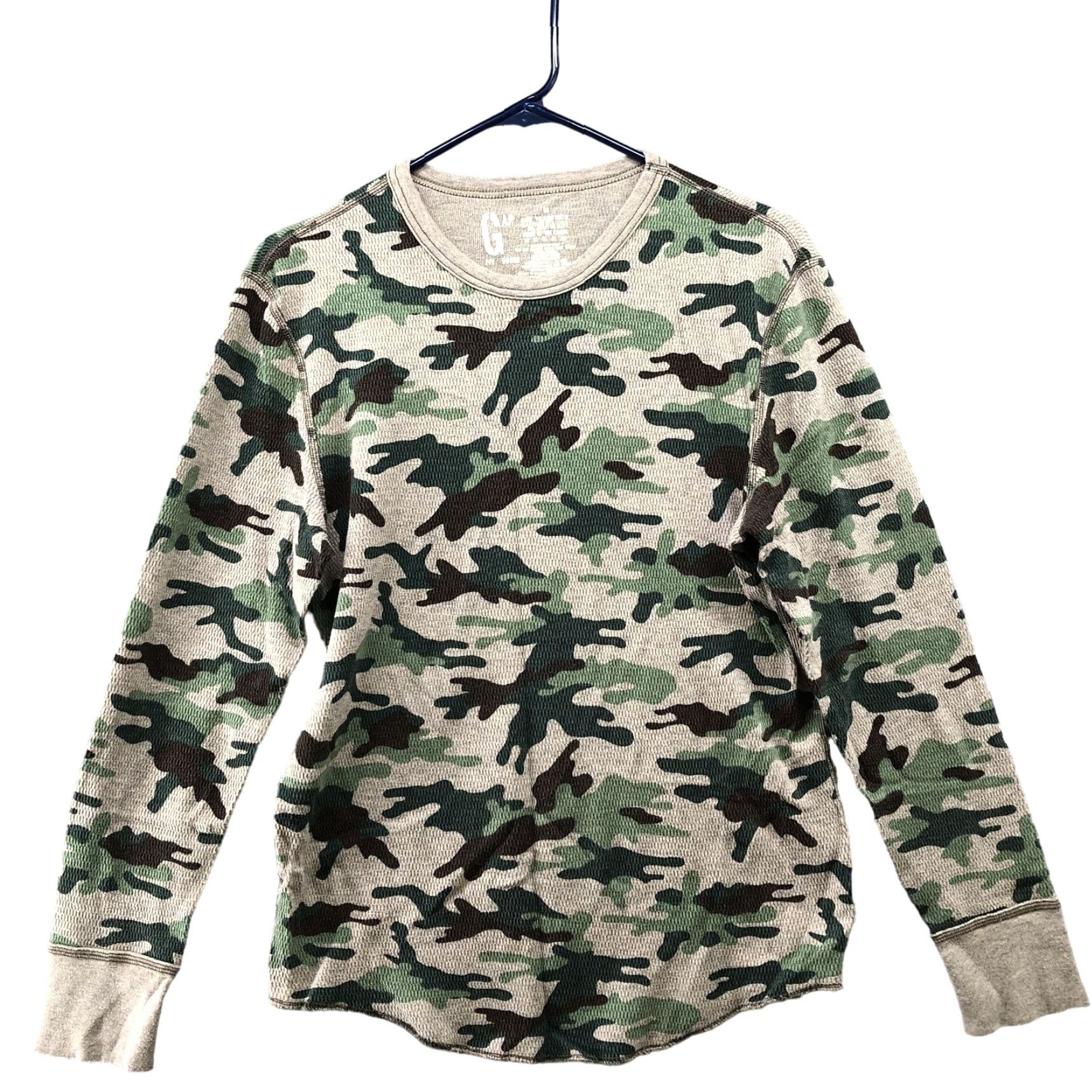 Gap GAP Thermal Shirt Mens M Camouflage Print Lightweight Long Sleeve Crewneck Shirt Mens M Camouflage Print Lightweight Long Sleeve Crewneck Size US M / EU 48-50 / 2 - 2 Thumbnail
