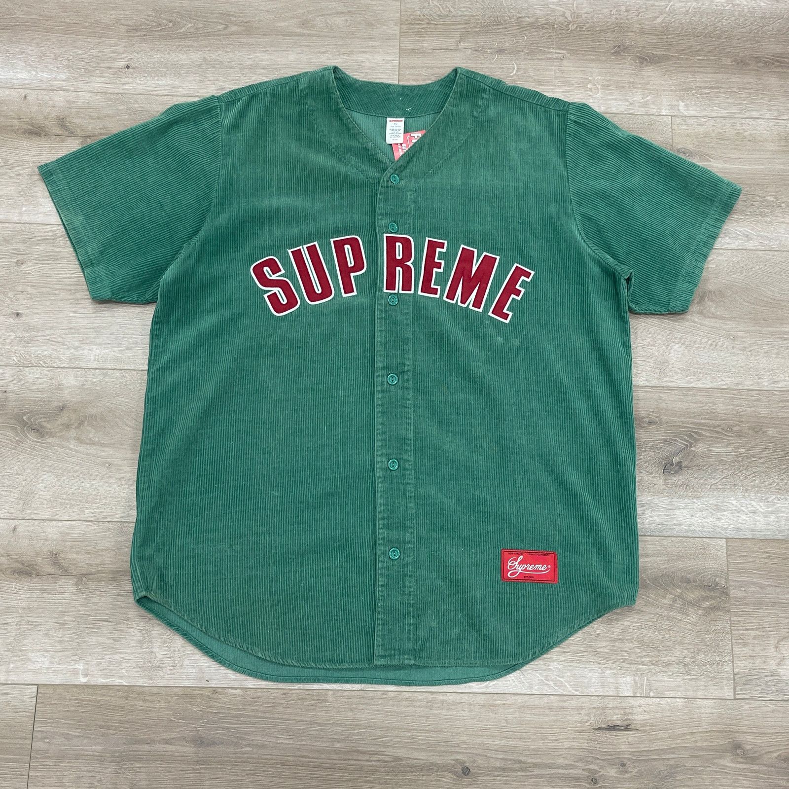 Supreme Corduroy Baseball Jersey (SS18) - $138