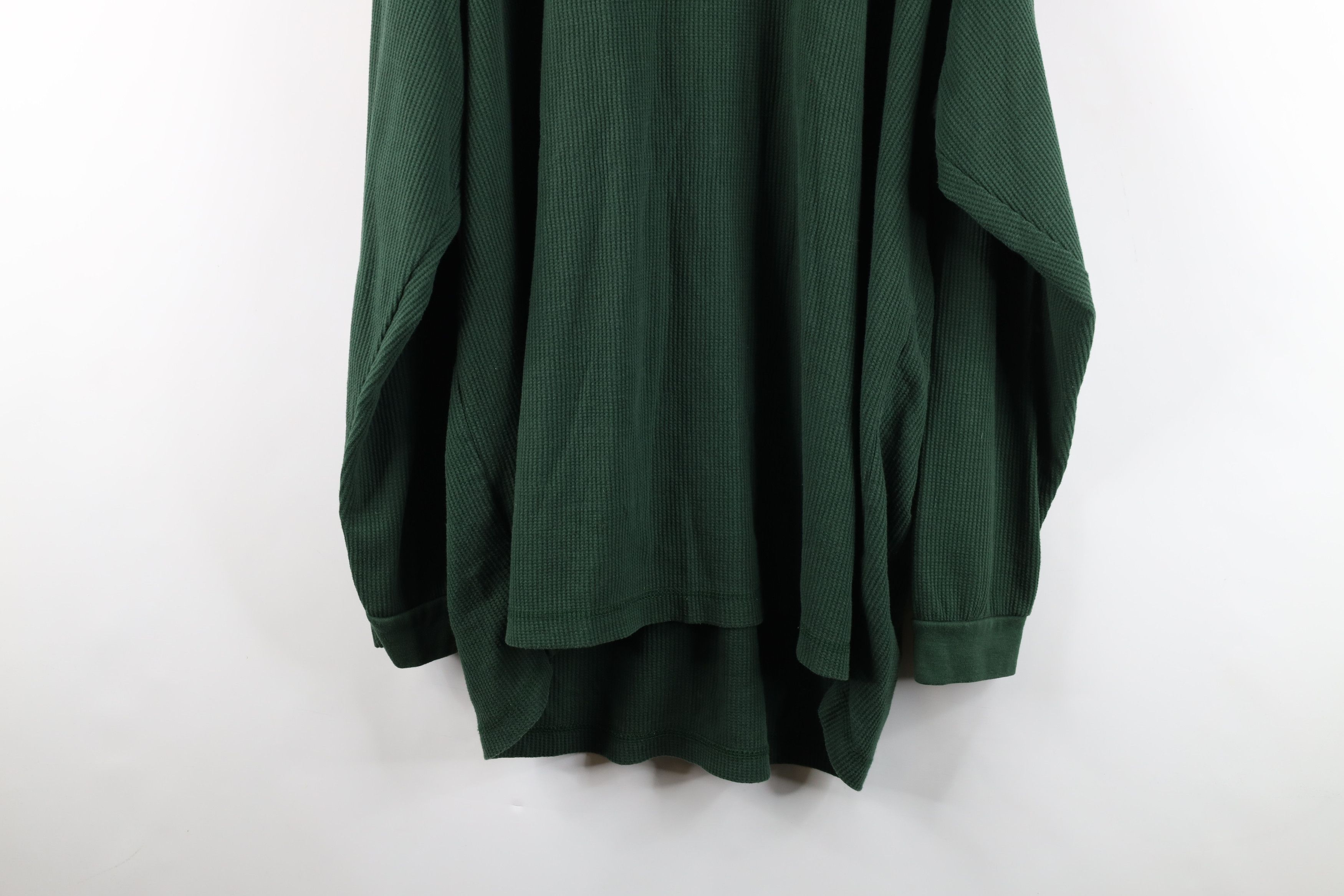 Vintage Vintage 90s Streetwear Waffle Long Sleeve Henley T-Shirt Size US XXL / EU 58 / 5 - 11 Thumbnail