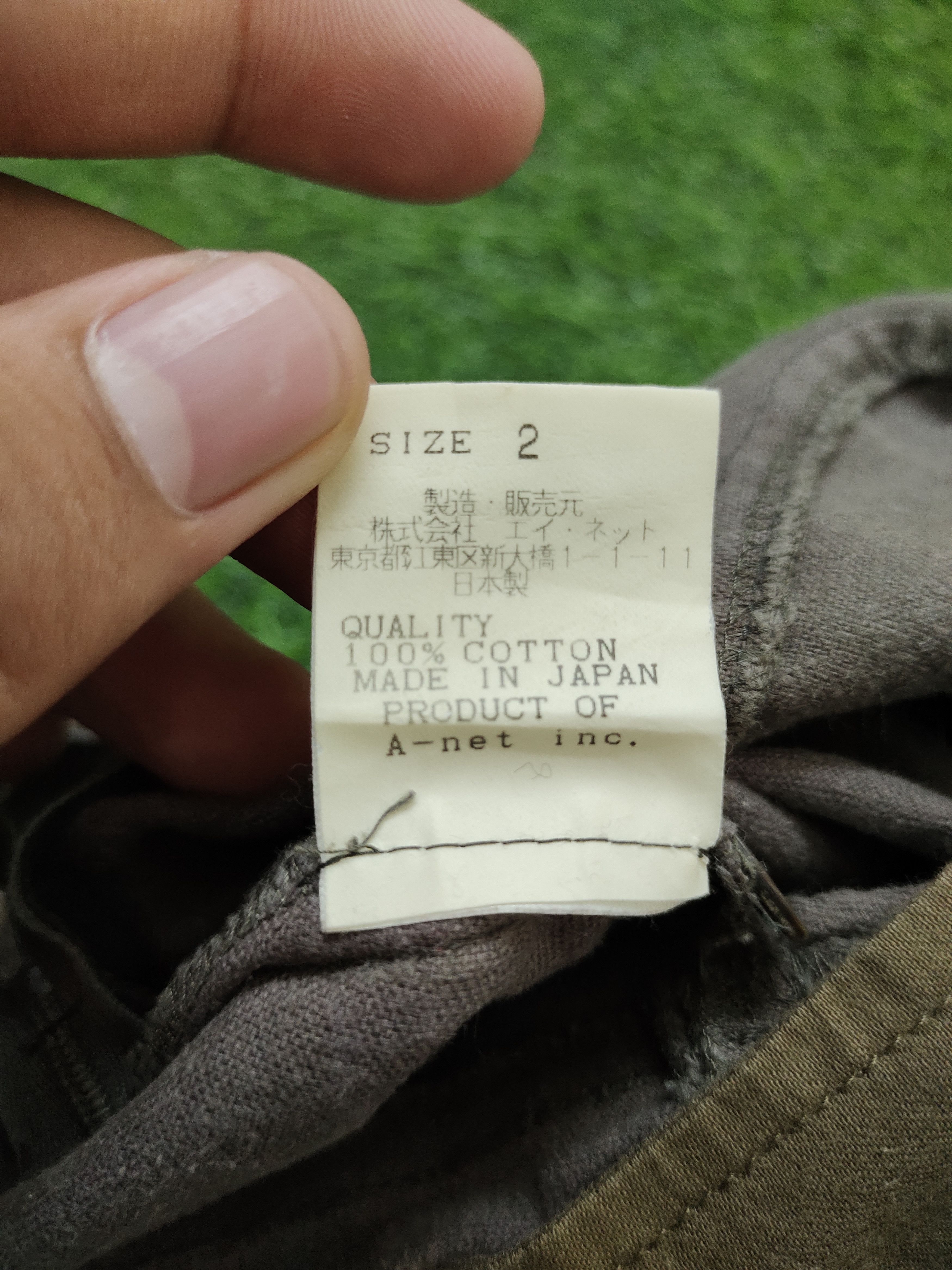 Issey Miyake Tsumori Chisato Japan Easy One Cargo Pocket Pants Size 29" - 19 Thumbnail