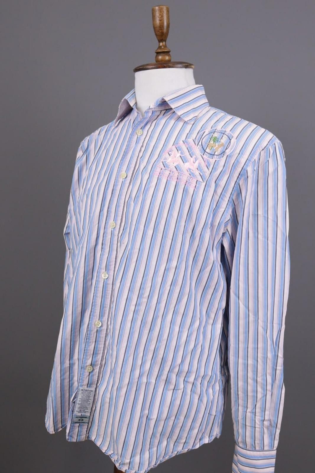 La Martina La Martina Buenos Aires Multicolor Striped Shirt XXL Size US XXL / EU 58 / 5 - 3 Thumbnail