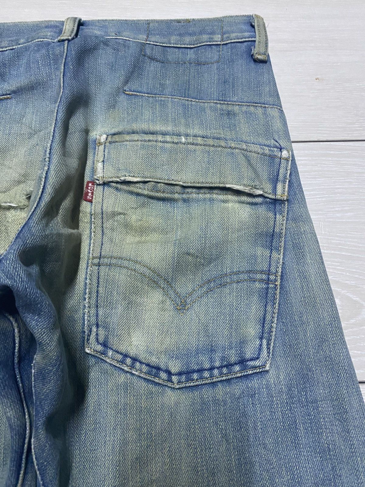 Levi's Vintage Levis Engineered Japan Twist Leg Jeans Size US 27 - 12 Thumbnail