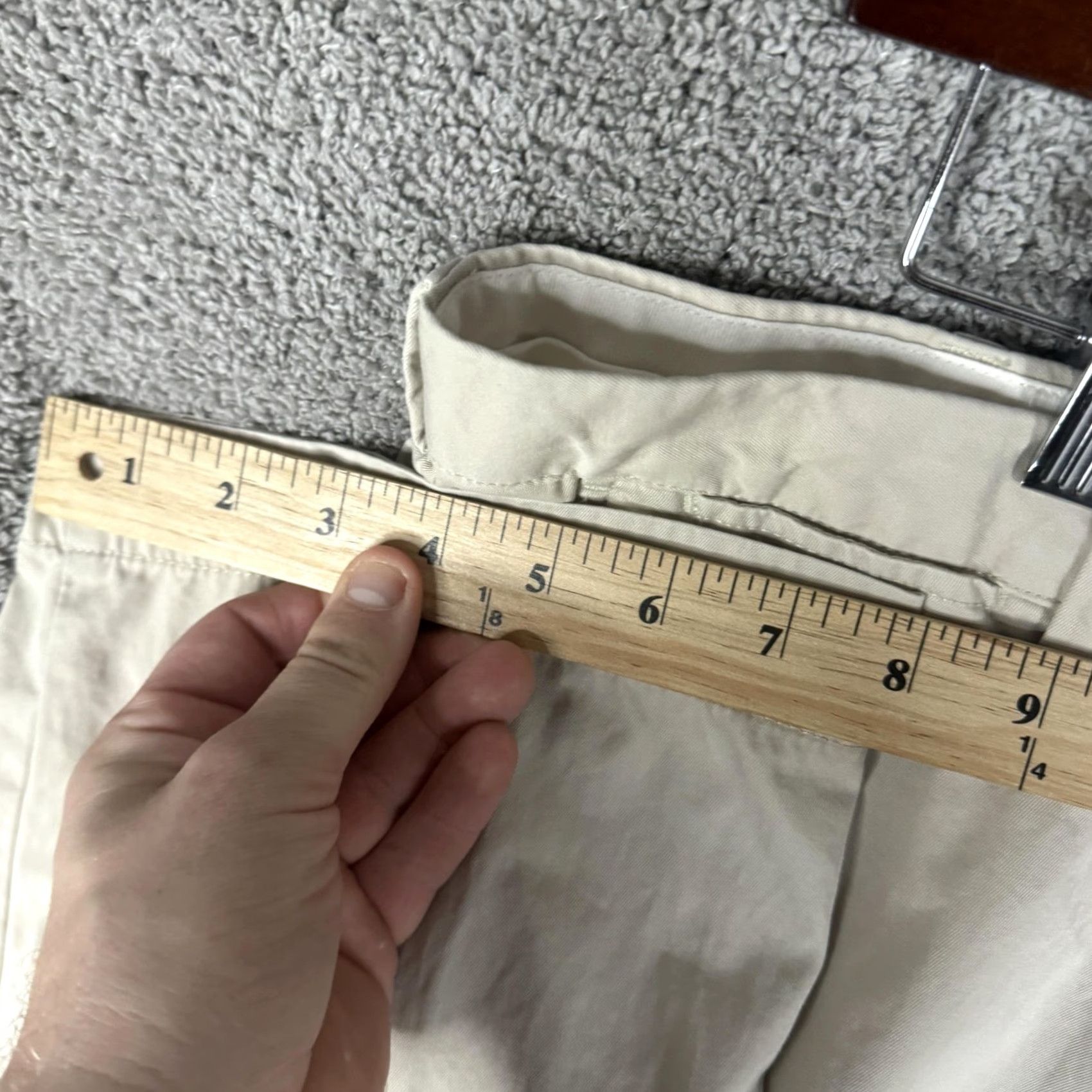 Polo Ralph Lauren Polo Ralph Lauren Chino Pants Mens 34x30 Beige Khaki Cotton Flat Front Casual Pants Men Beige 34/30 Slim Straight Front Zip Size US S / EU 44-46 / 1 - 7 Thumbnail